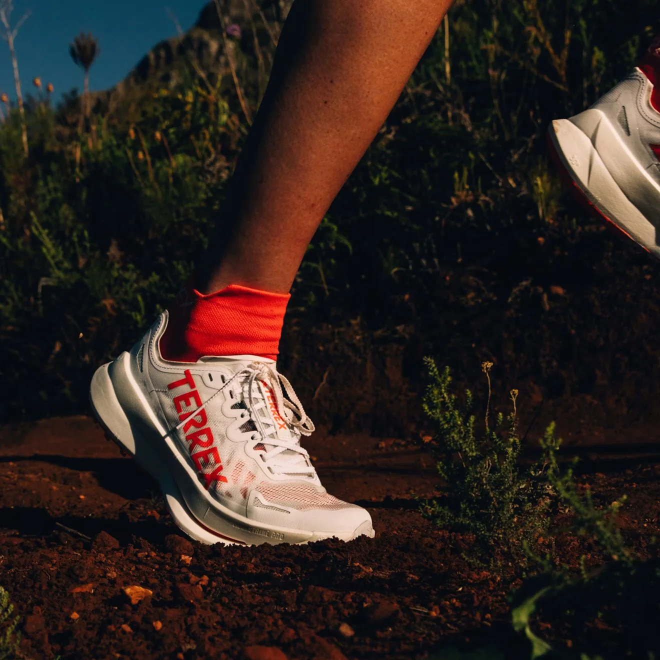 Adidas Terrex Agravic Speed Ultra Trail Running Shoes Ultra Cloud White / Impact Orange / Dash Grey - Image 7
