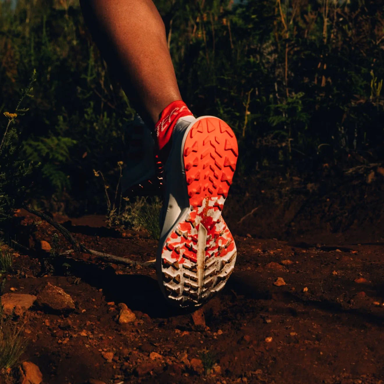 Adidas Terrex Agravic Speed Ultra Trail Running Shoes Ultra Cloud White / Impact Orange / Dash Grey - Image 9