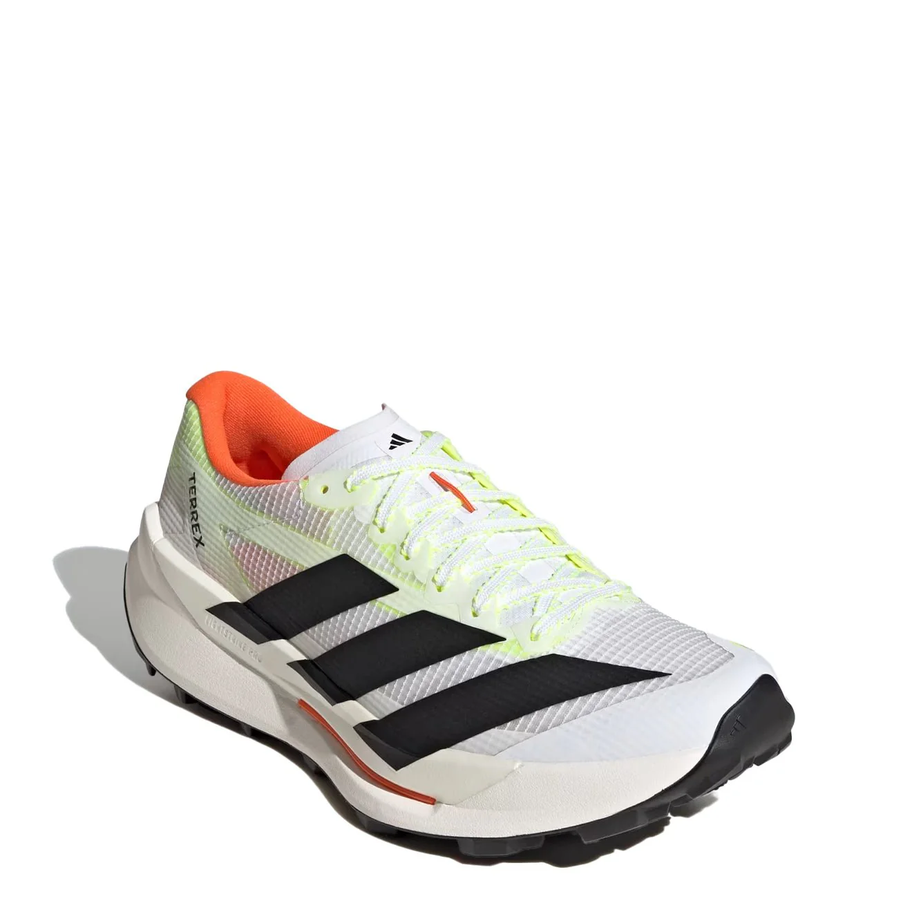 Adidas Terrex Agravic TT Trail Running Shoe Cloud White / Core Black / Impact Orange - Image 2