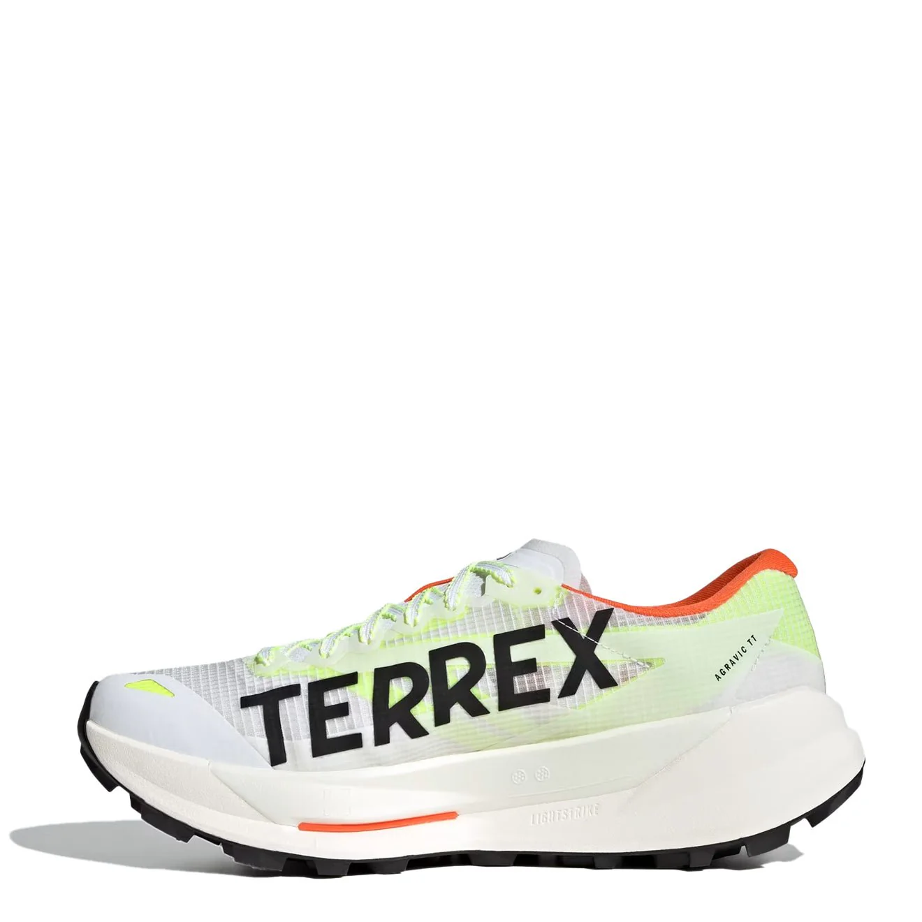 Adidas Terrex Agravic TT Trail Running Shoe Cloud White / Core Black / Impact Orange - Image 4