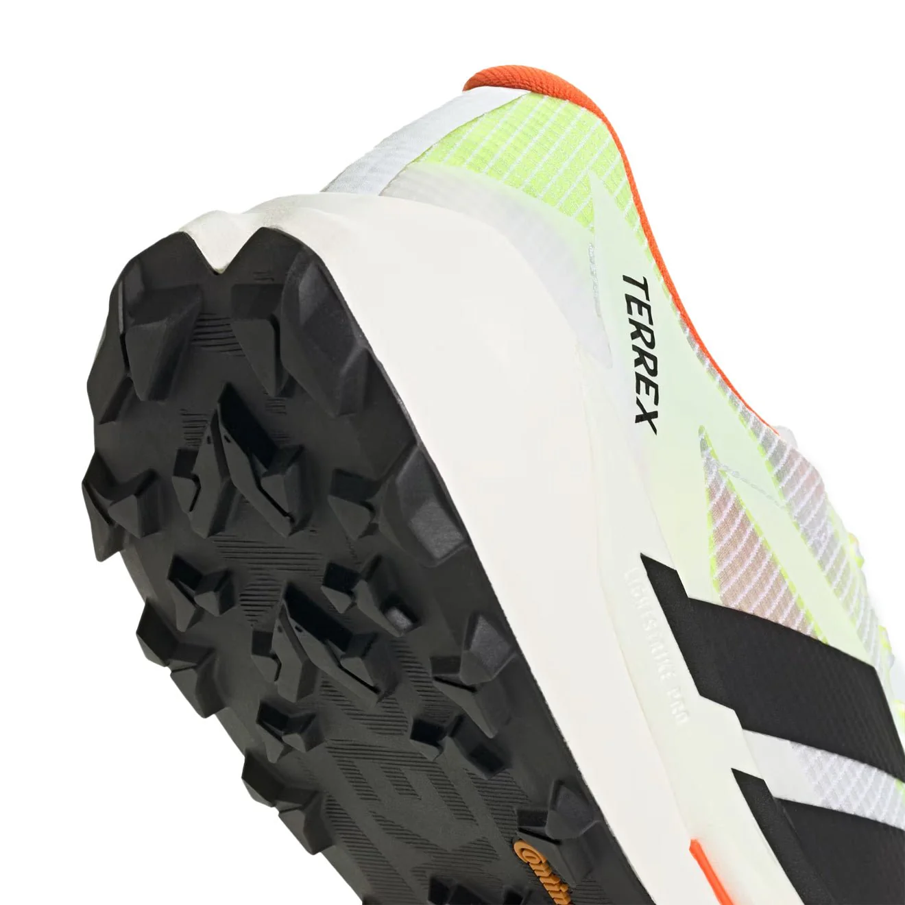 Adidas Terrex Agravic TT Trail Running Shoe Cloud White / Core Black / Impact Orange - Image 6