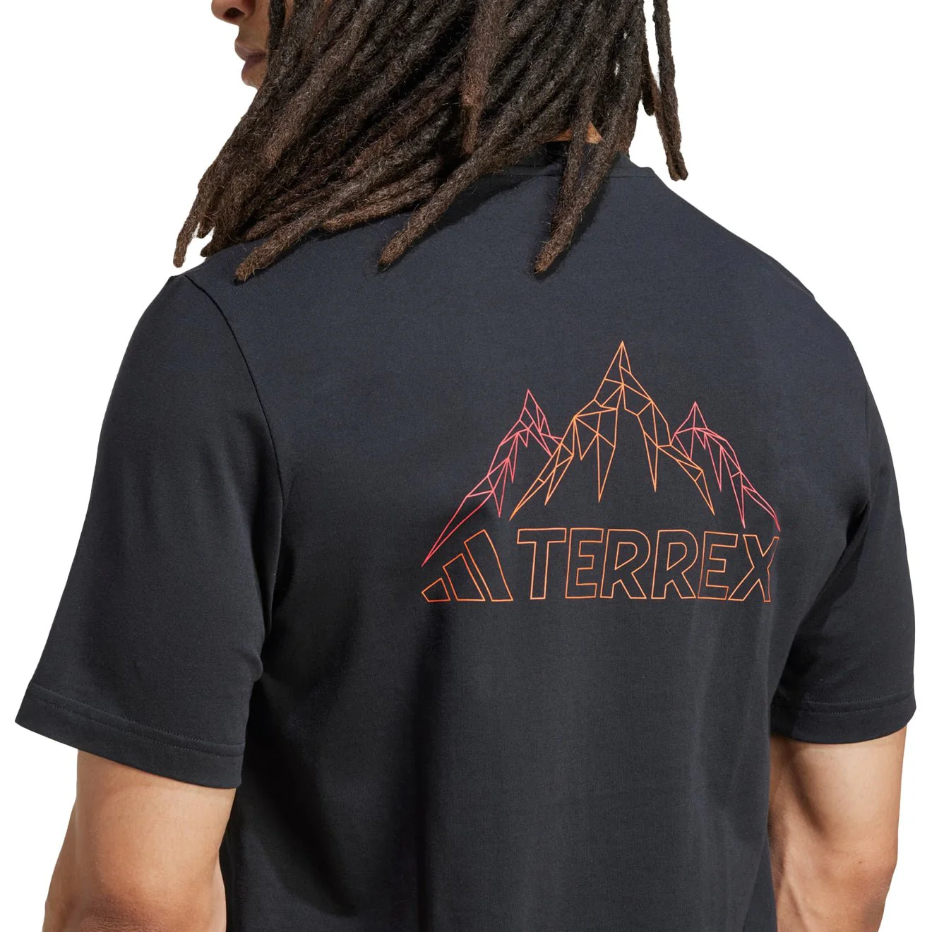 Adidas Terrex Graphic T-Shirt Black / Semi Impact Orange - Image 5