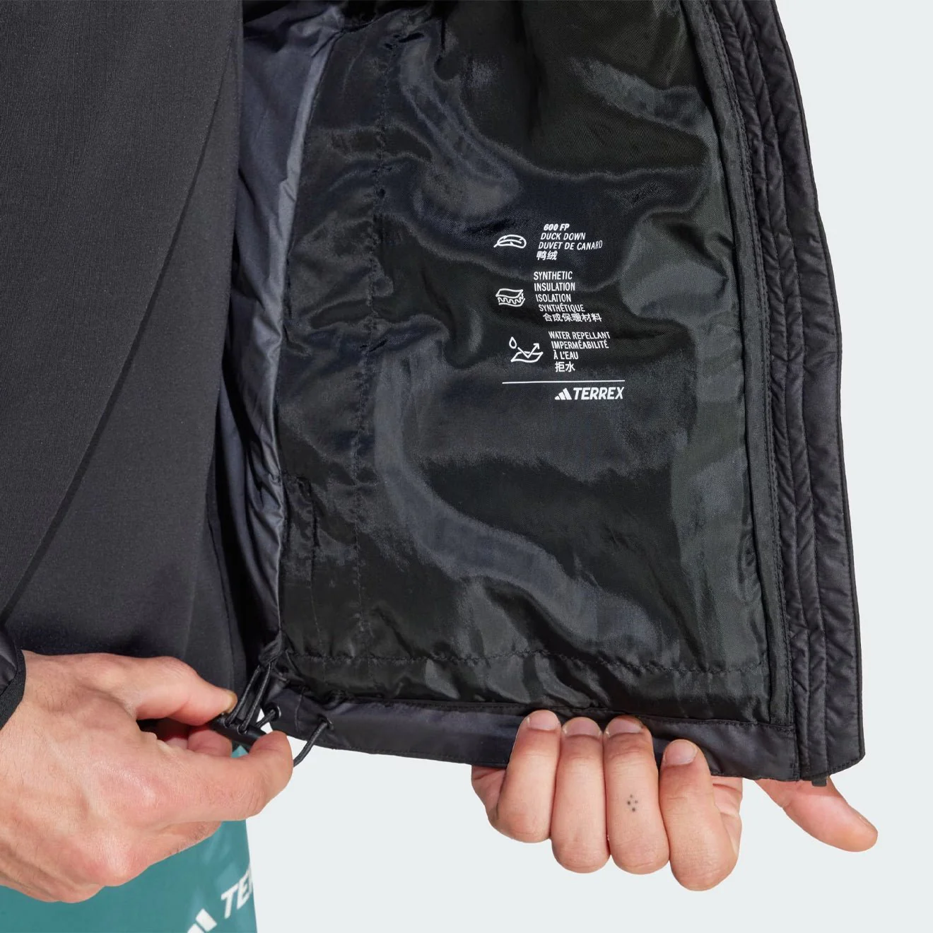 Adidas Terrex MT Down Ho Jacket Black - Image 4