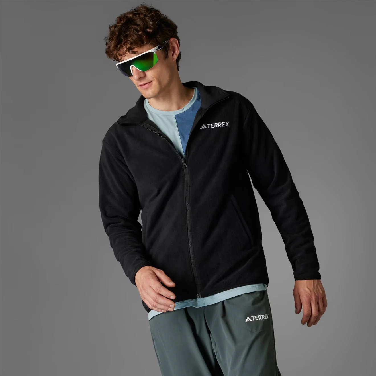 Adidas Terrex Multi Essentials Full-Zip Fleece Jacket Black - Image 2