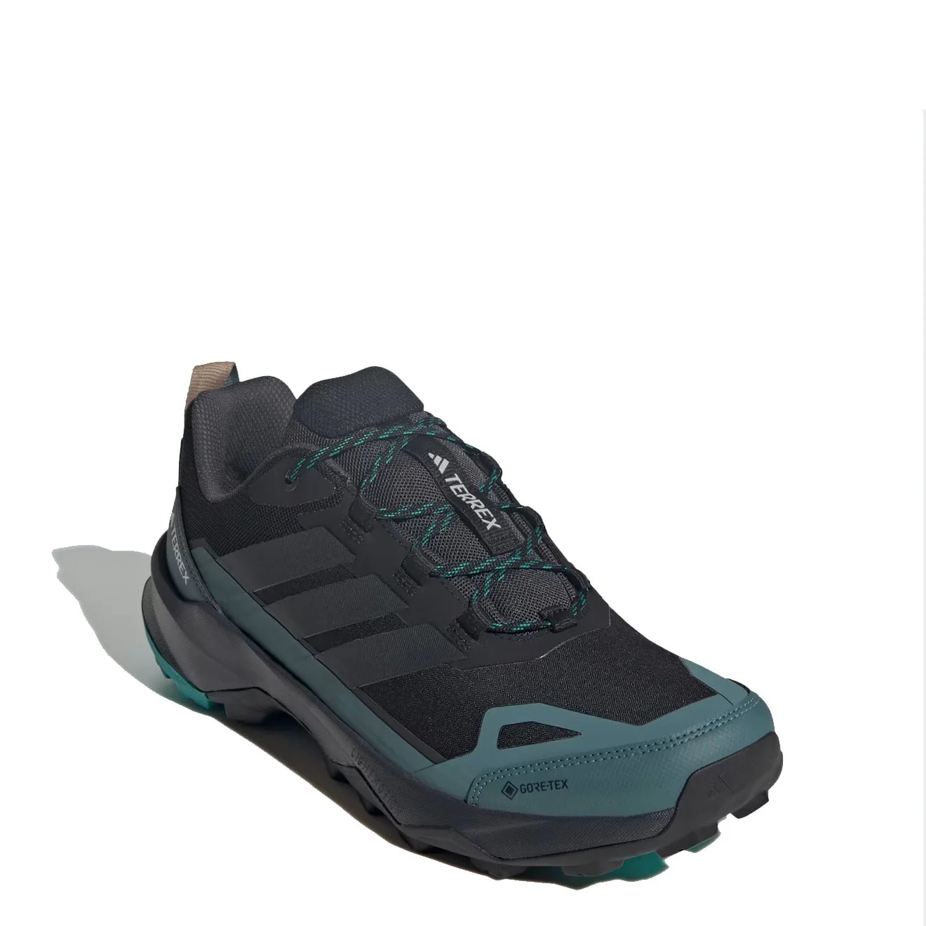 Adidas Terrex Skychaser AX5 GORE-TEX Hiking Shoes Core Black / Carbon / Pure Teal - Image 2