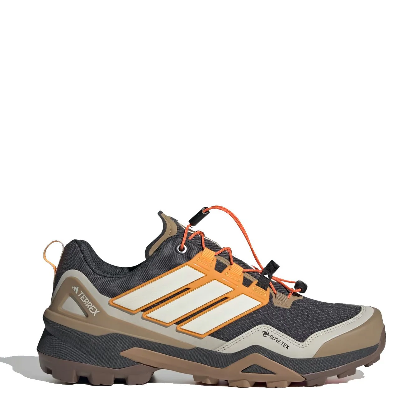 Adidas Terrex Skychaser GoreTeX Hiking Shoe Carbon / Off White / Pure Tangerine