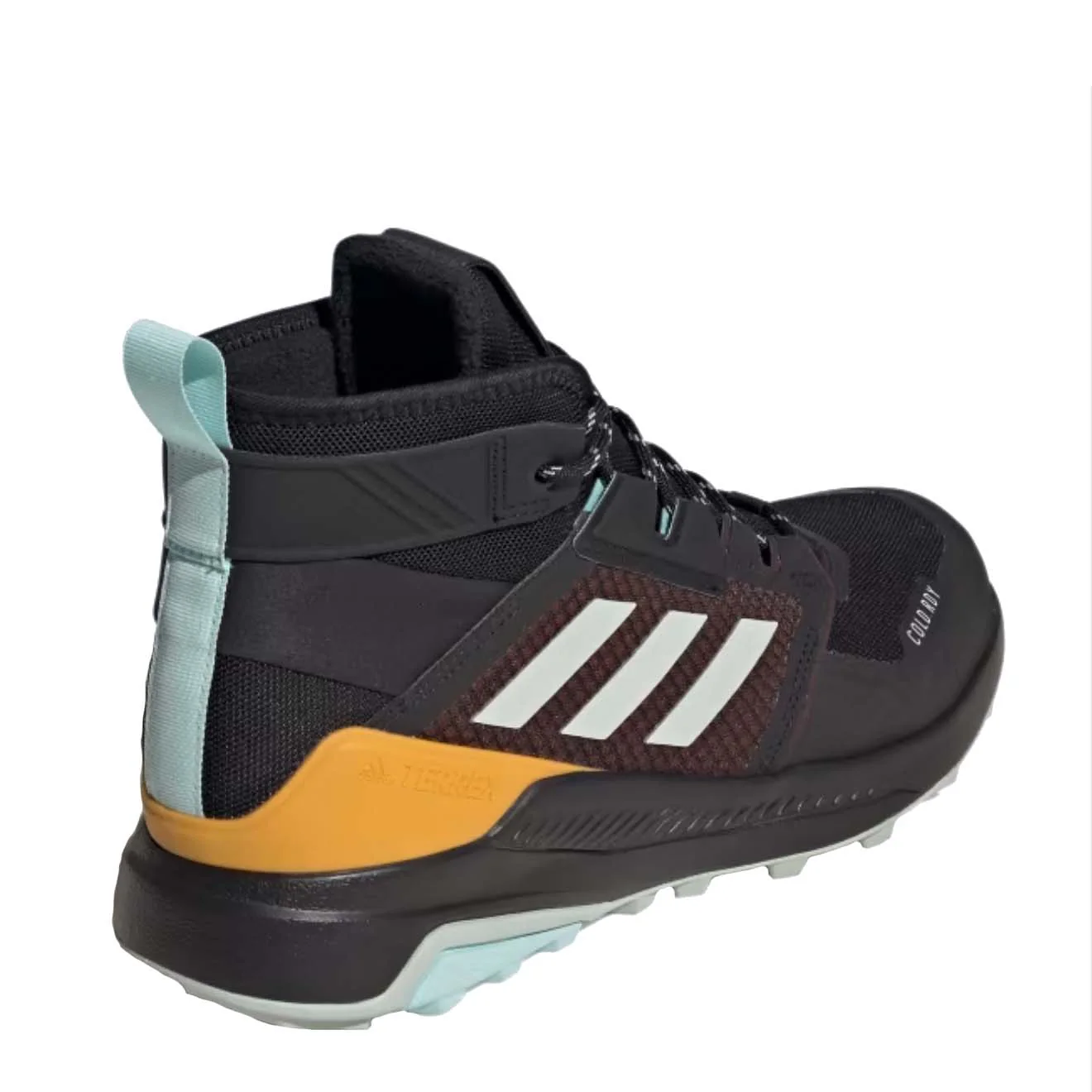 Adidas Terrex Trailmaker Mid Cold.Rdy Hiking Boots Shadow Brown / Wonder Silver / Semi Flash Aqua - Image 3