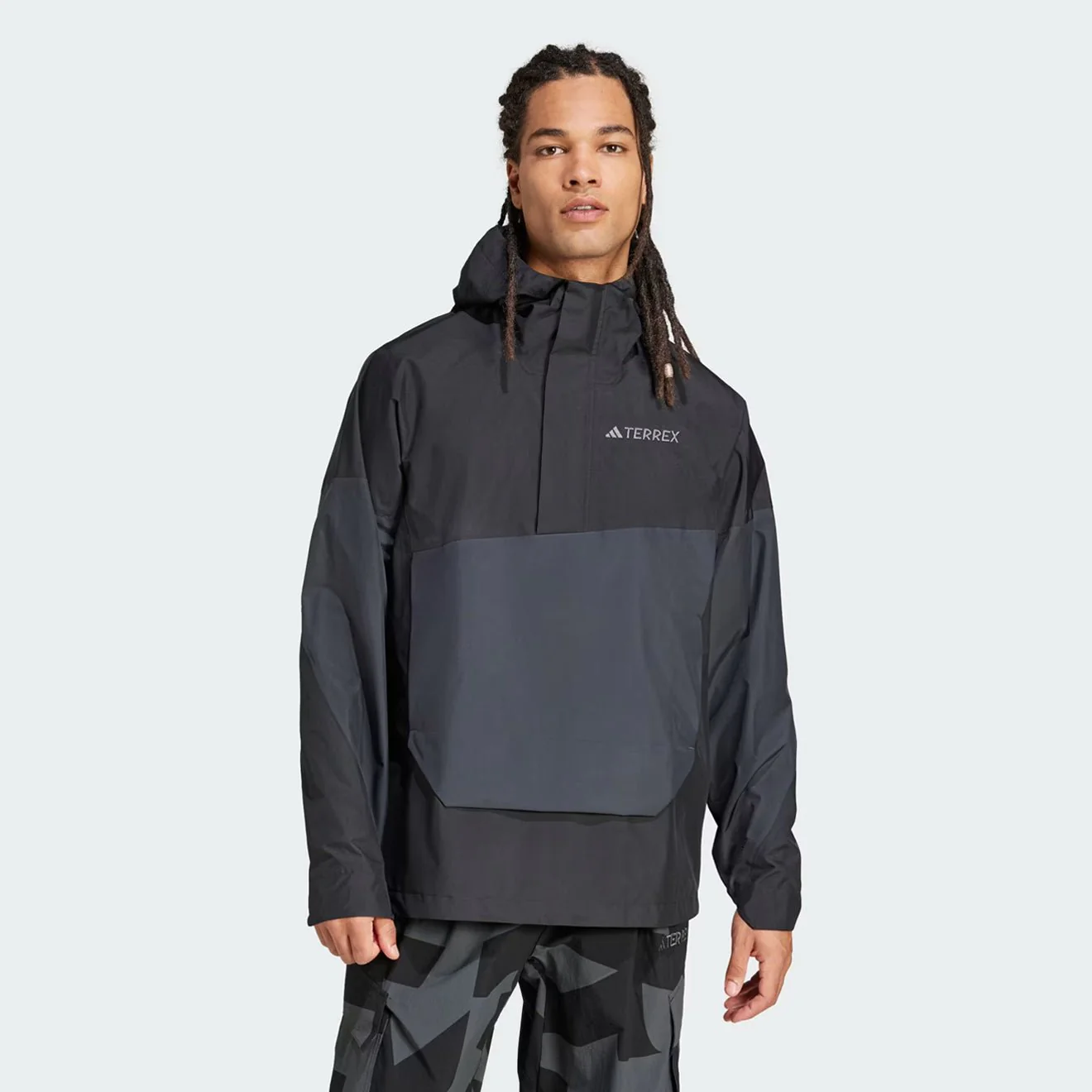 Adidas Terrex Xploric 2.5L Climaproof Anorak Black / Carbon - Image 2