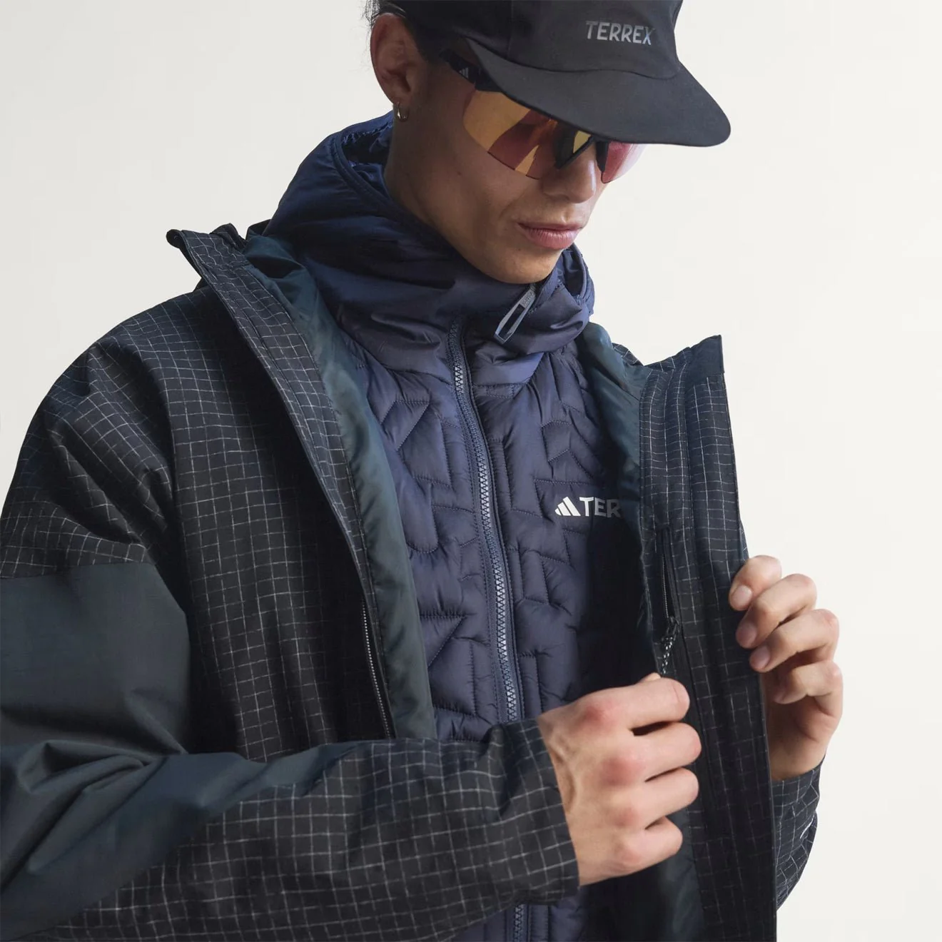 Adidas Terrex XPloric 2 Layer Climaproof Jacket Black / Carbon - Image 4