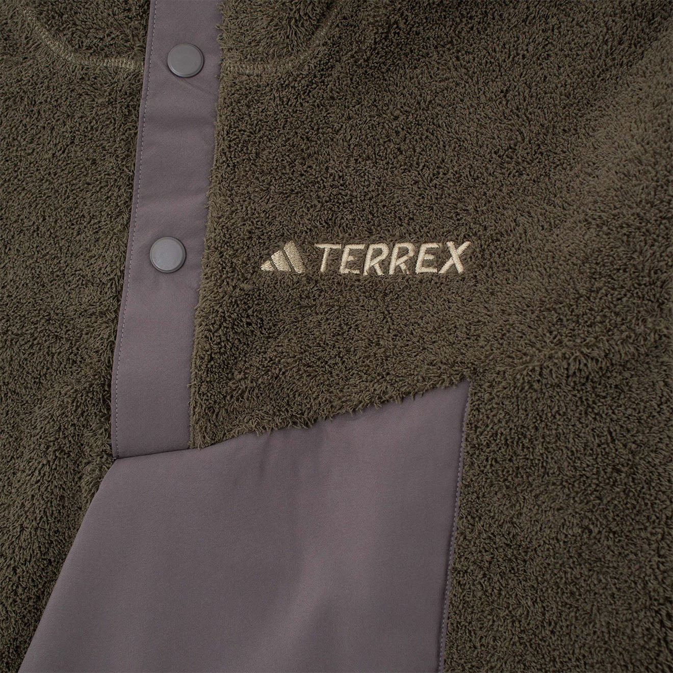 Adidas Terrex Xploric High Pile Fleece Olive Strata - Image 2