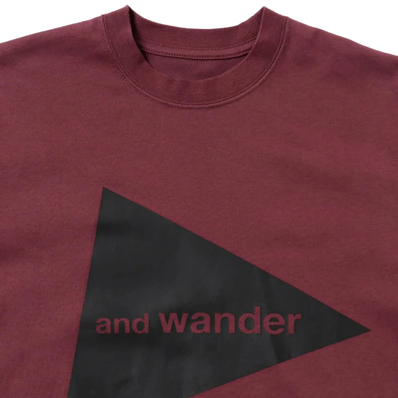 And Wander And Wander Logo S/S T-Shirt Purple - Image 3