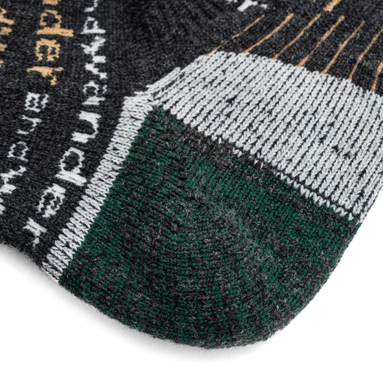 And Wander And Wander Wool Socks Charcoal - Image 4
