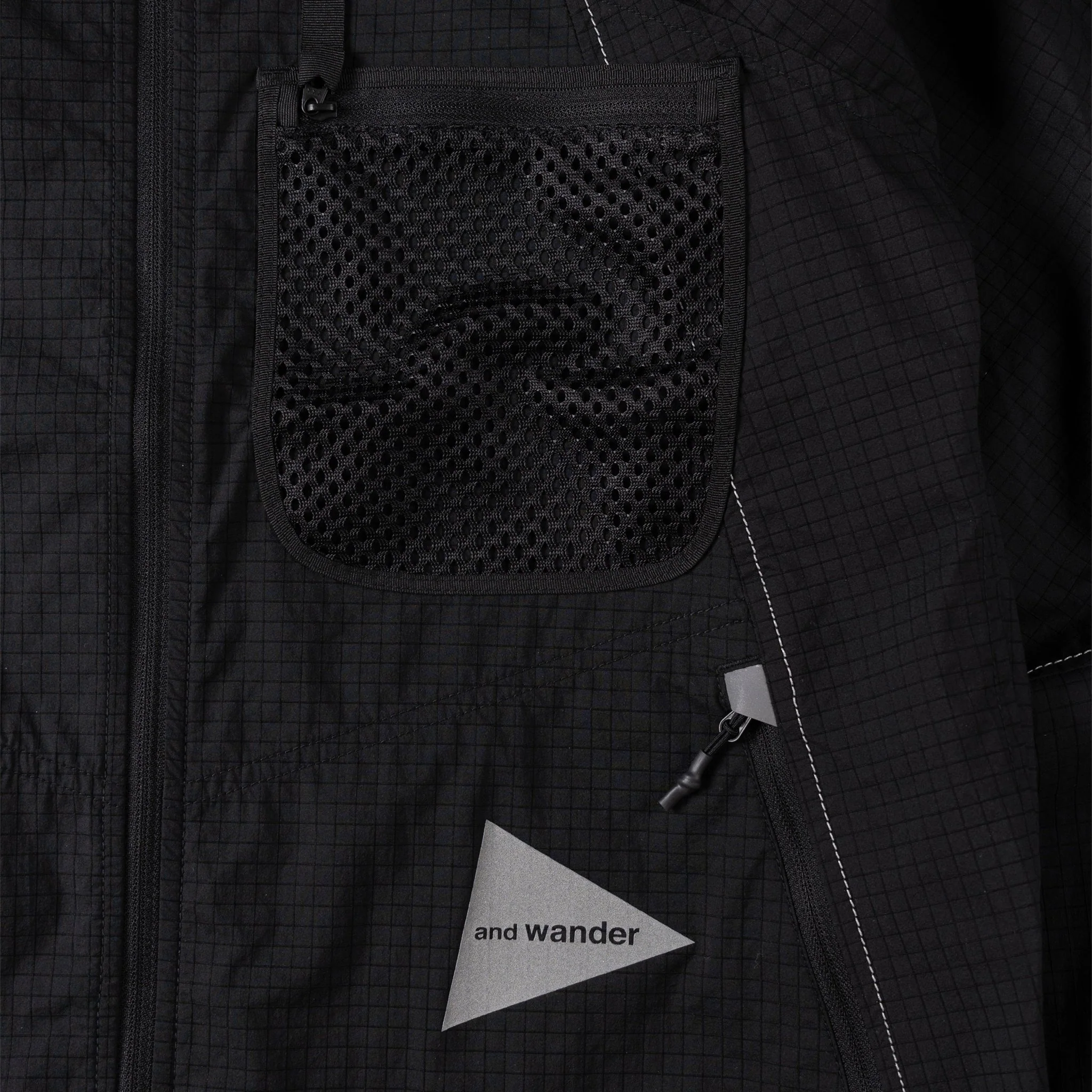 And Wander Breath Rip Hoodie Black - Image 5