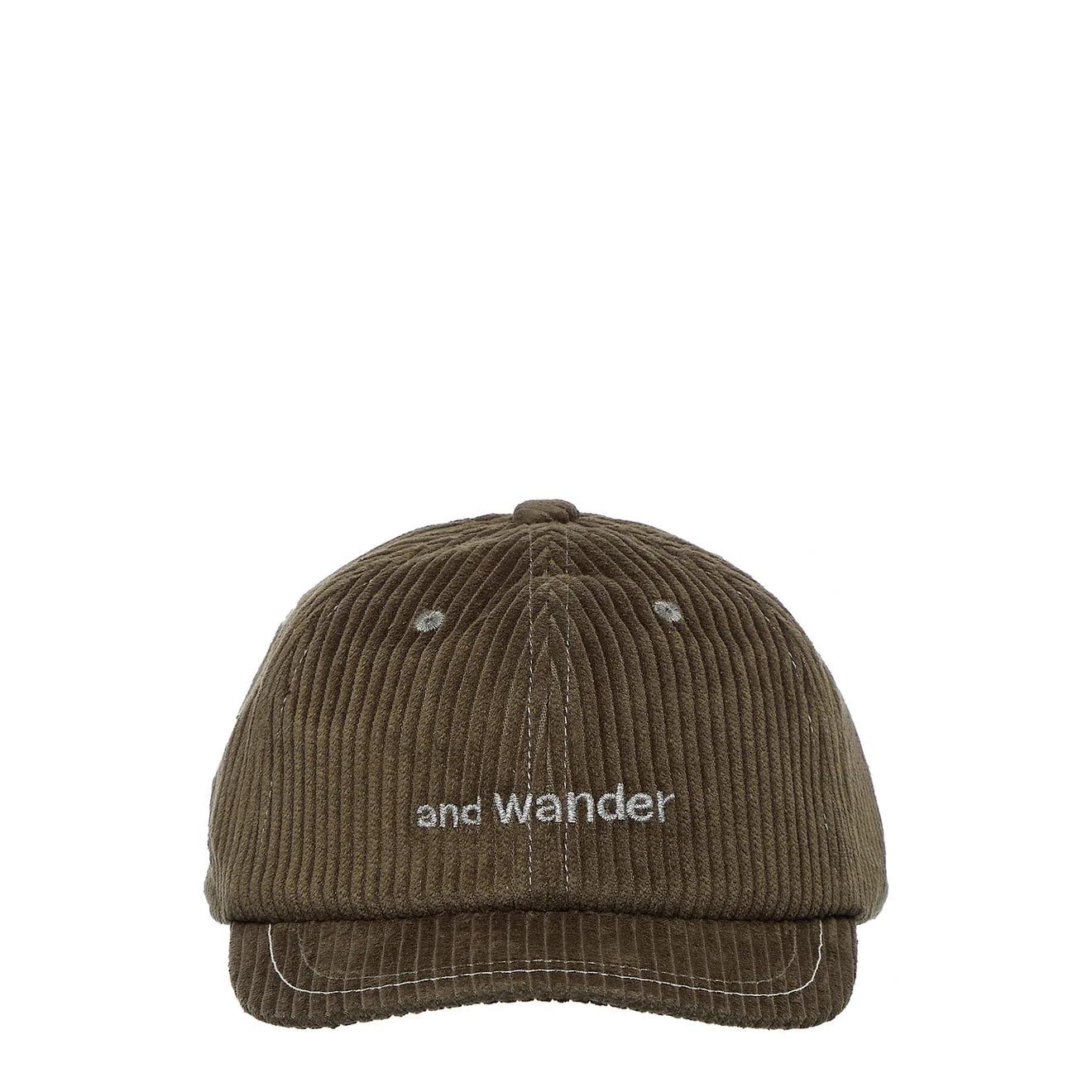 And Wander Corduroy Cap Light Khaki - Image 2
