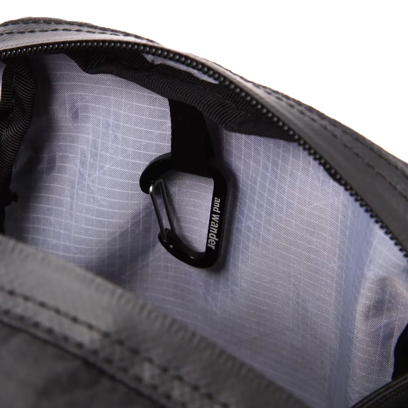 And Wander Ecopak Sholder Pouch Black - Image 5