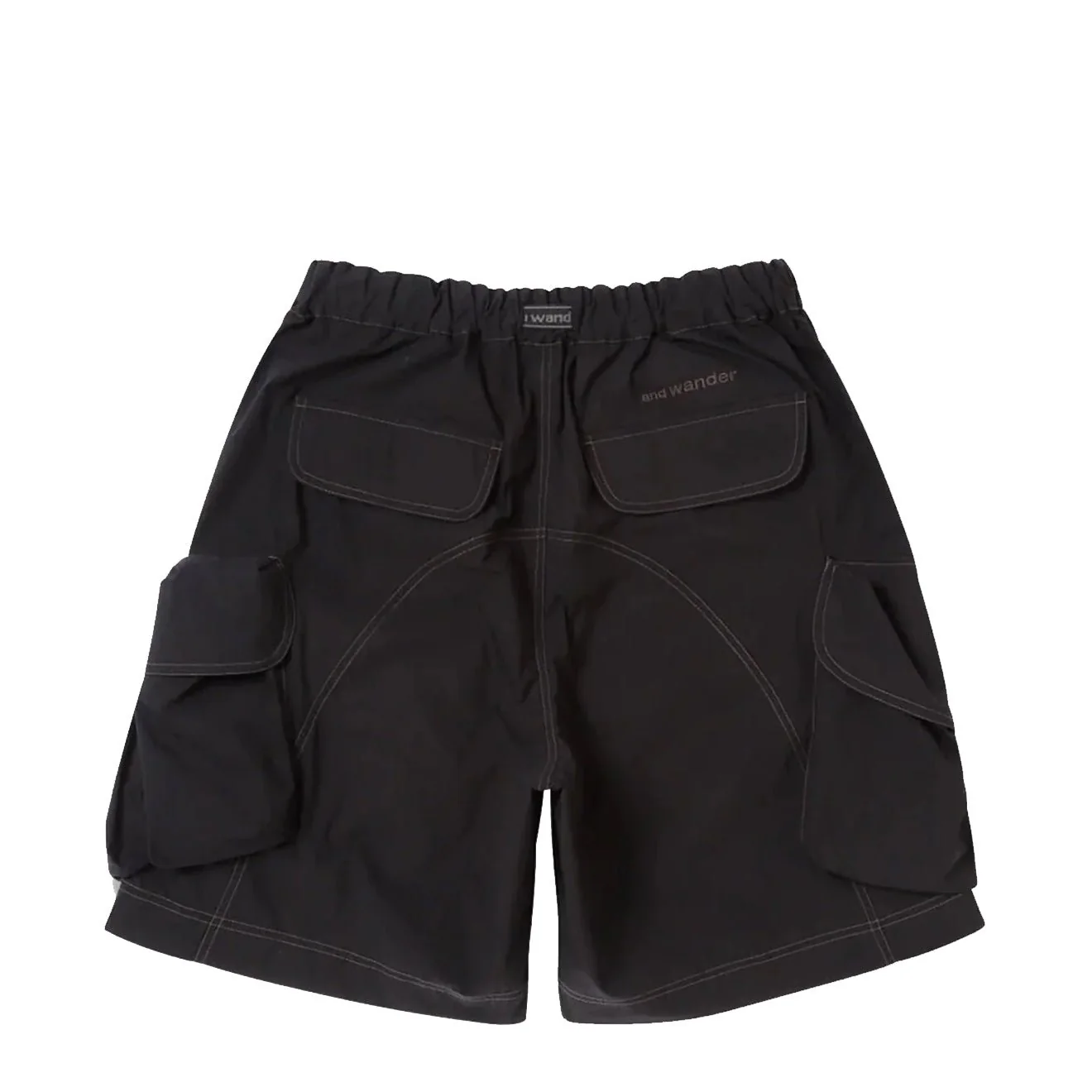 And Wander Multi Pocket Short Pants Black - Image 2