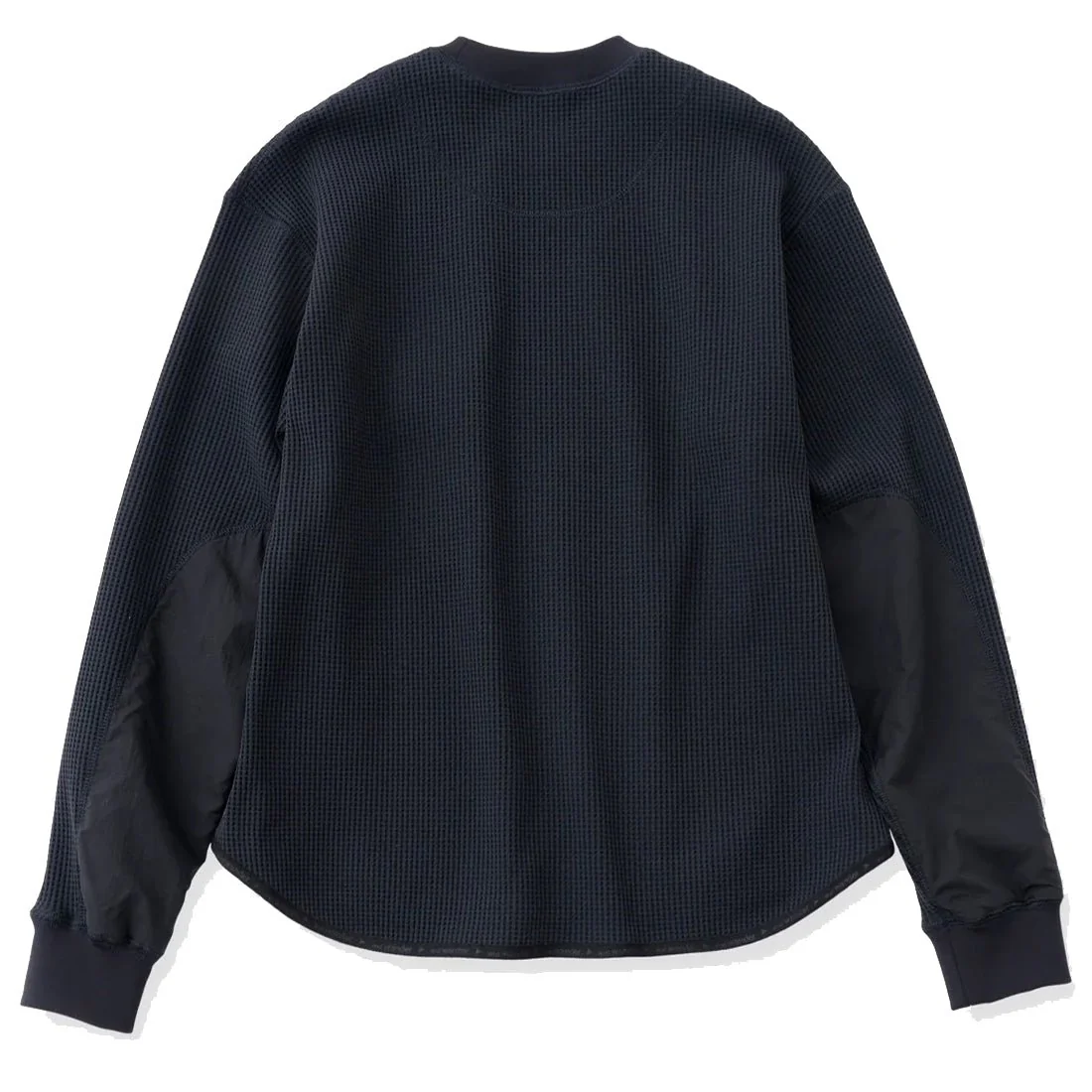 And Wander Pe Waffle L/S Tee Black - Image 2