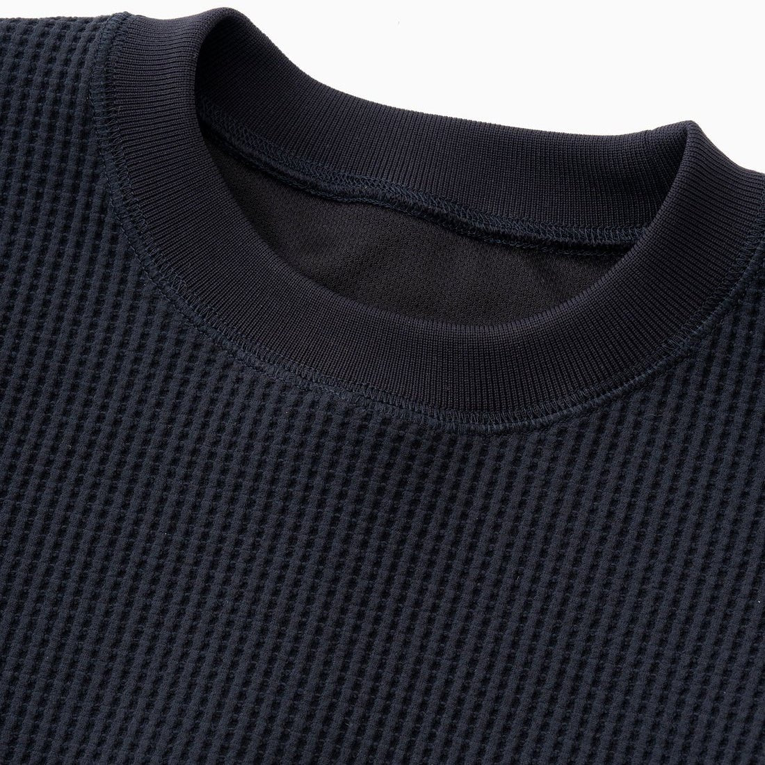 And Wander Pe Waffle L/S Tee Black - Image 5