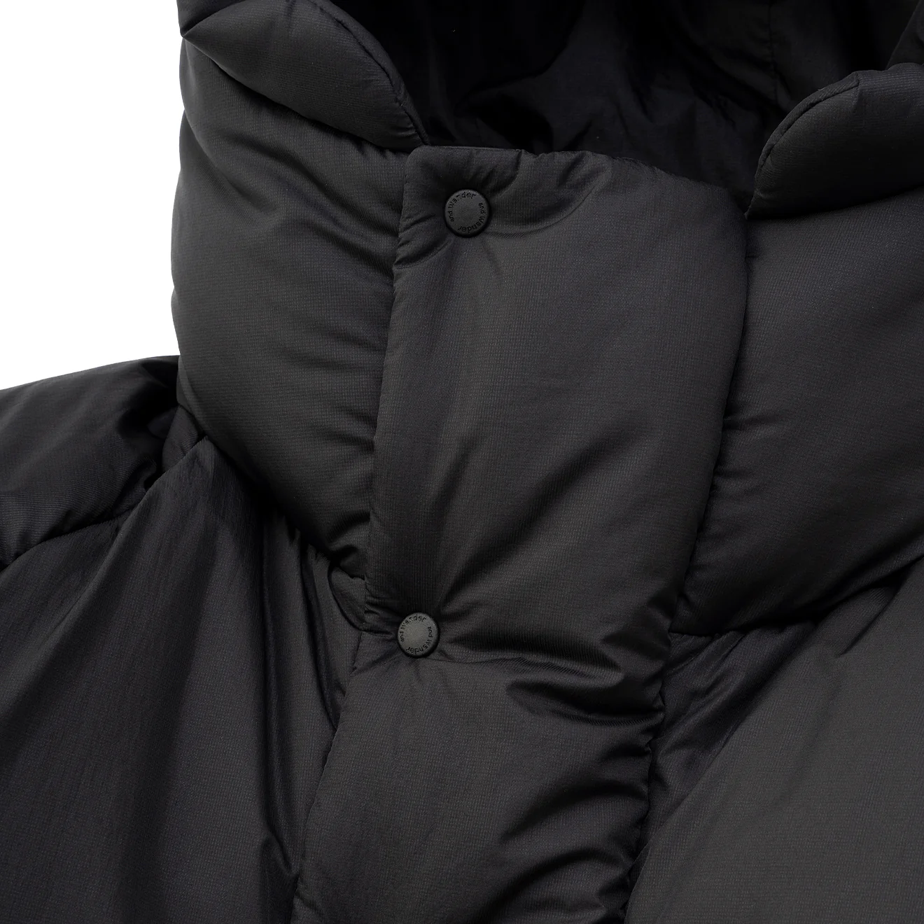 And Wander x Maison Kitsune Insulation Jacket Black - Image 19