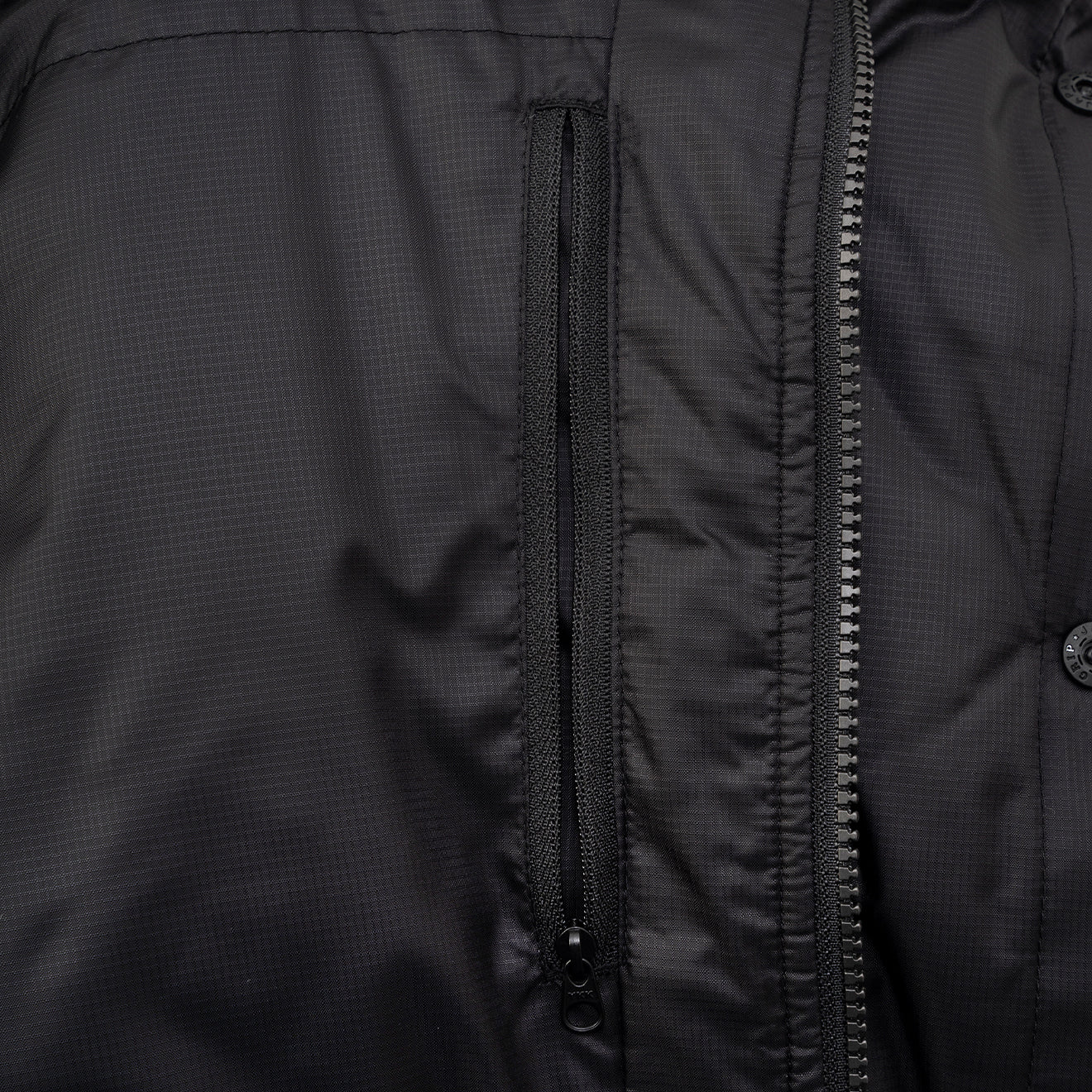 And Wander x Maison Kitsune Insulation Jacket Black - Image 7