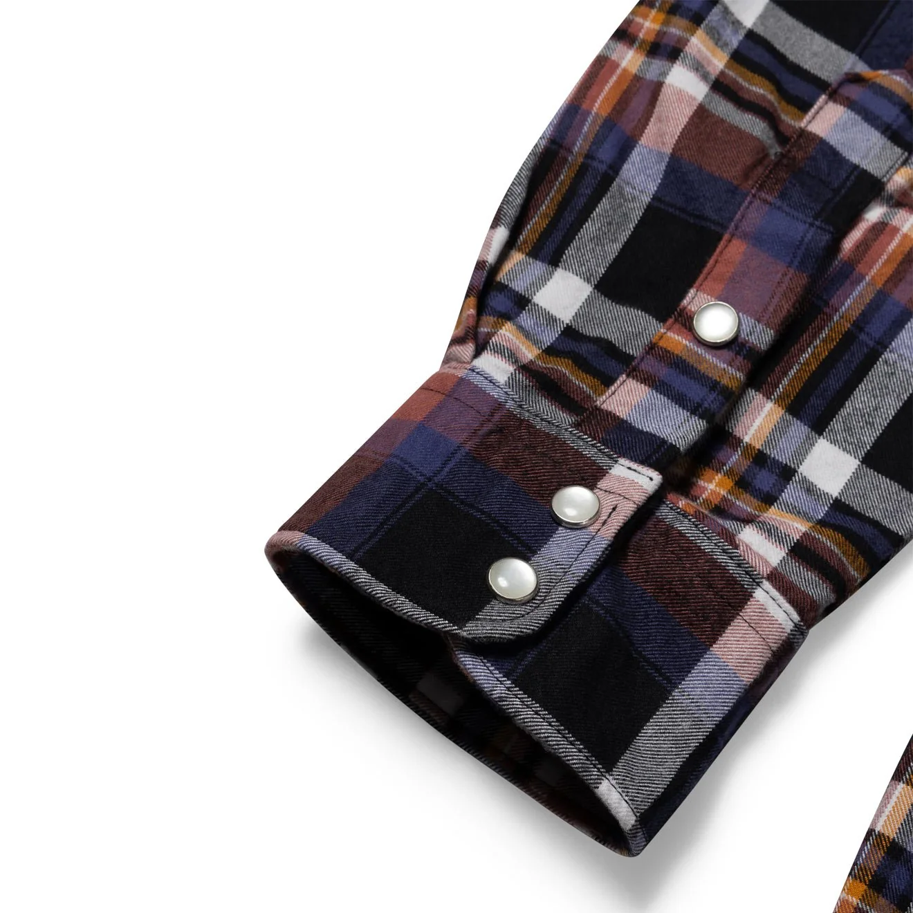 Aries Western Heavy Plaid LS Shirt Multi - Image 5
