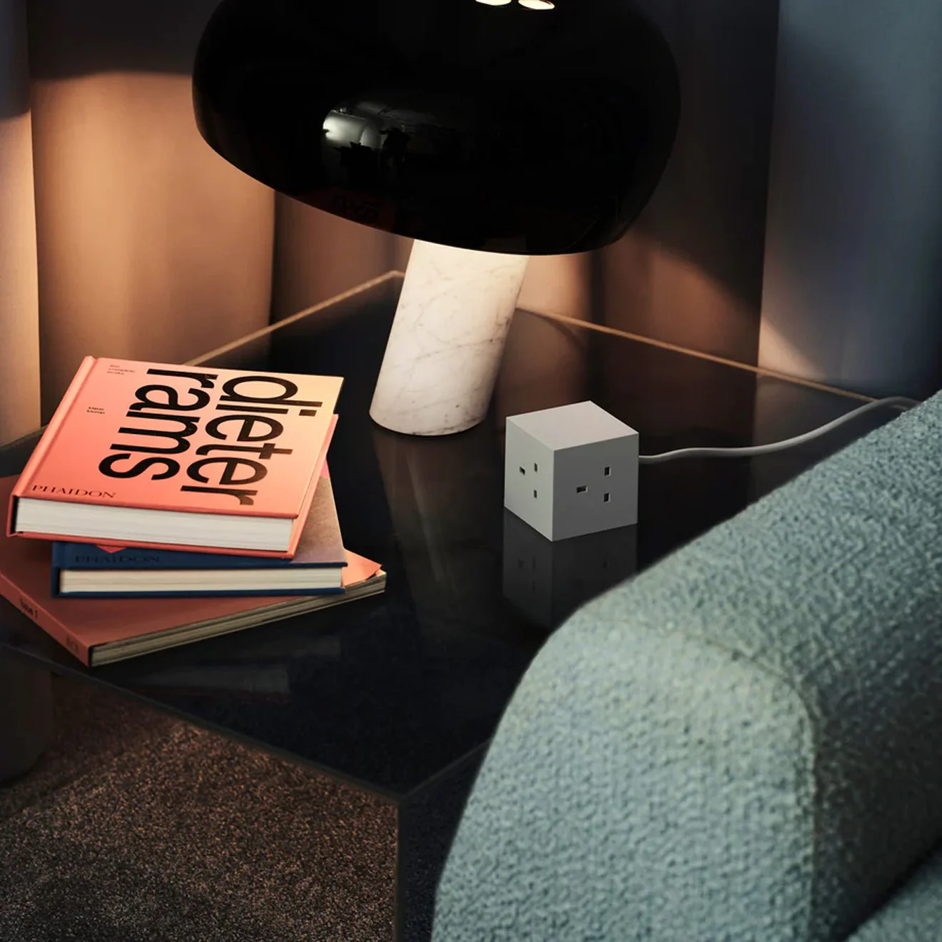 Avolt Square 1 USB-C 1.8m Extension Lead (30W) and Magnetic Base Gotland Grey - Image 3
