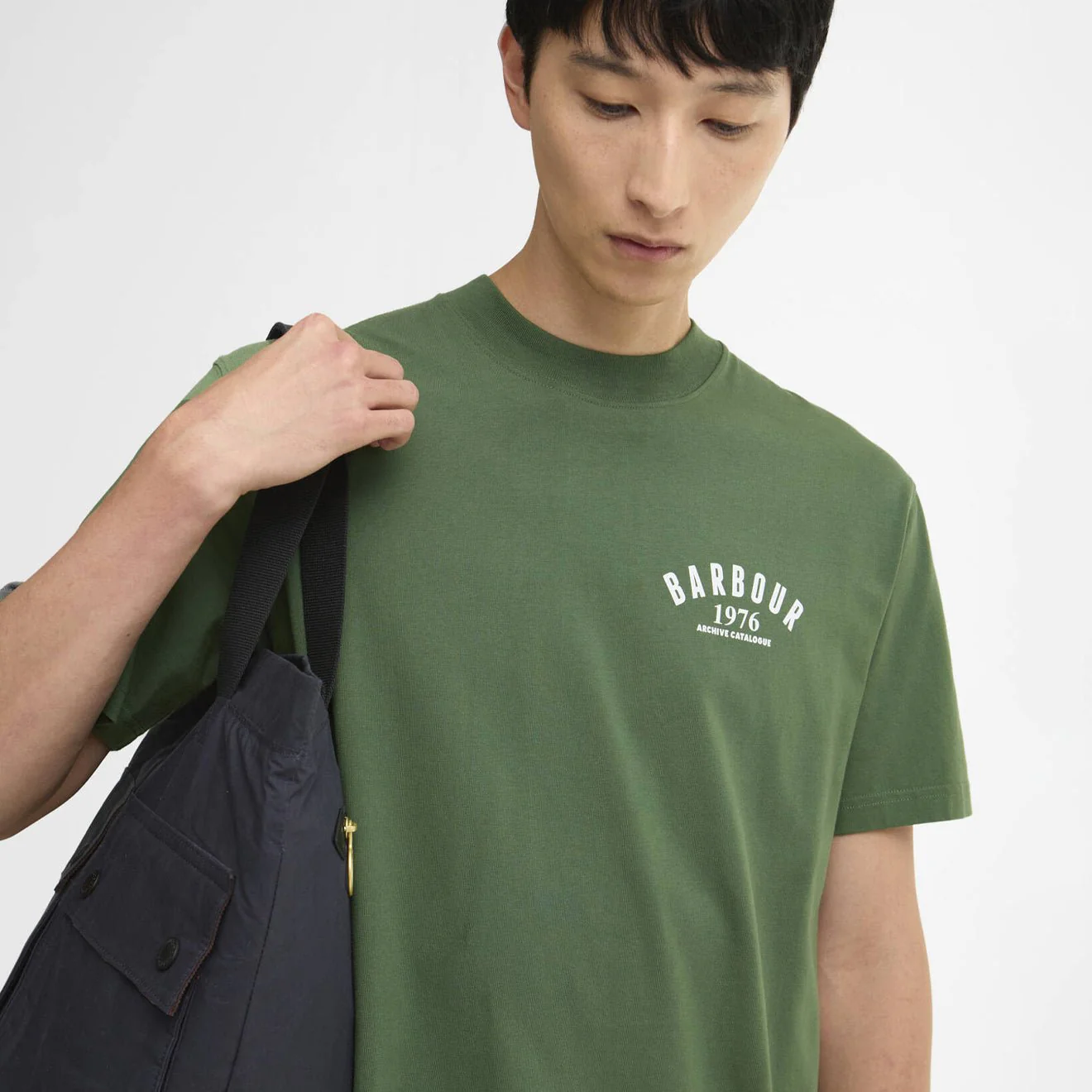 Barbour 1976 Graphic OS T-Shirt Racing Green - Image 4