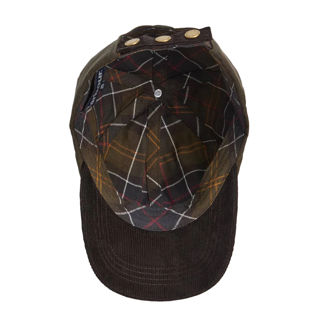 Barbour Ashby Cap Olive/Brown - Image 3