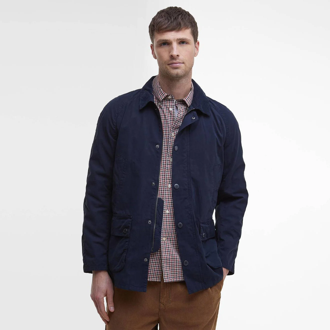 Barbour Ashby Casual Jacket Navy - Image 2