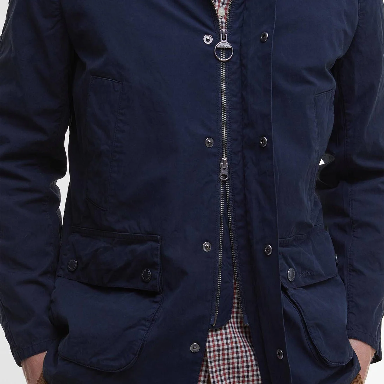 Barbour Ashby Casual Jacket Navy - Image 6