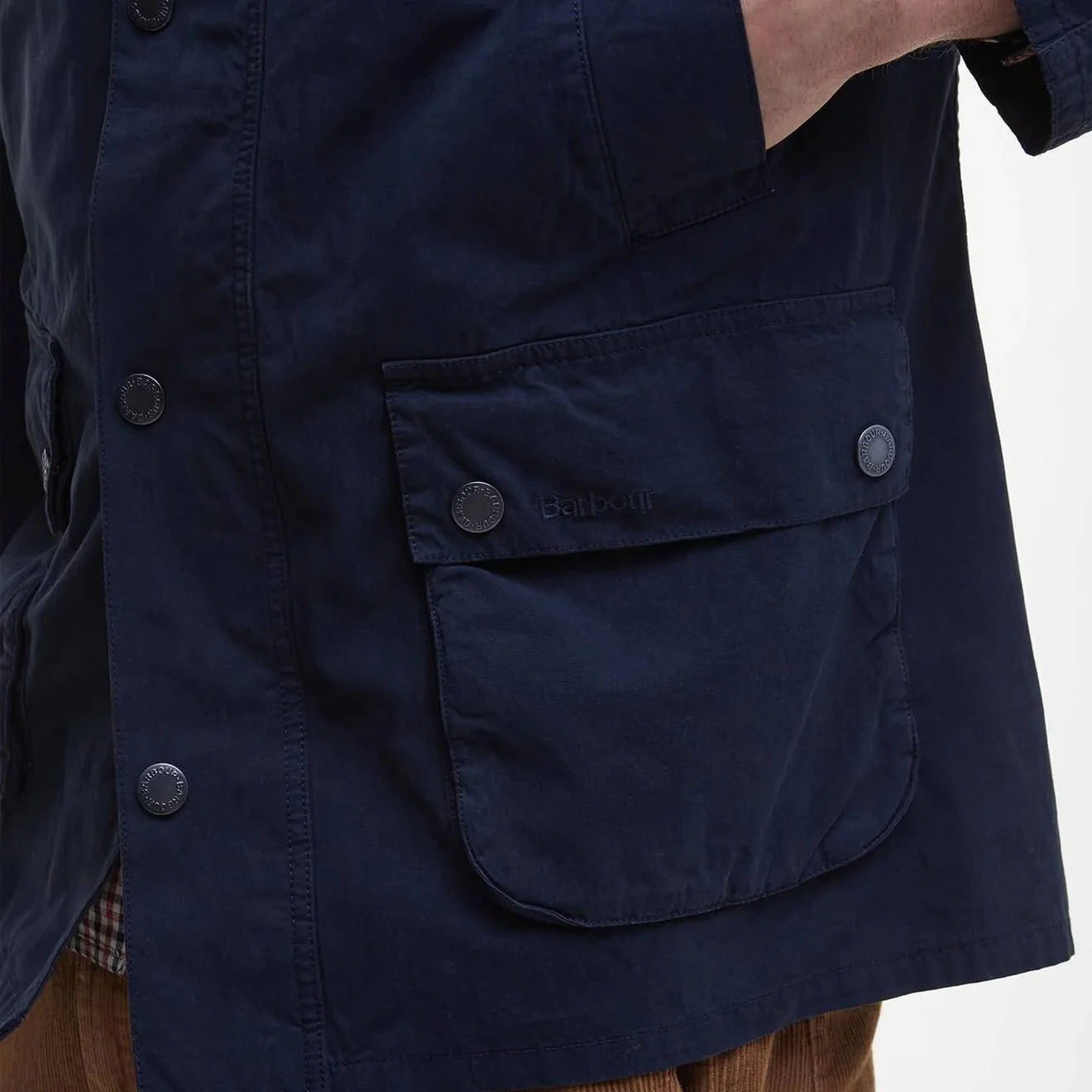 Barbour Ashby Casual Jacket Navy - Image 7