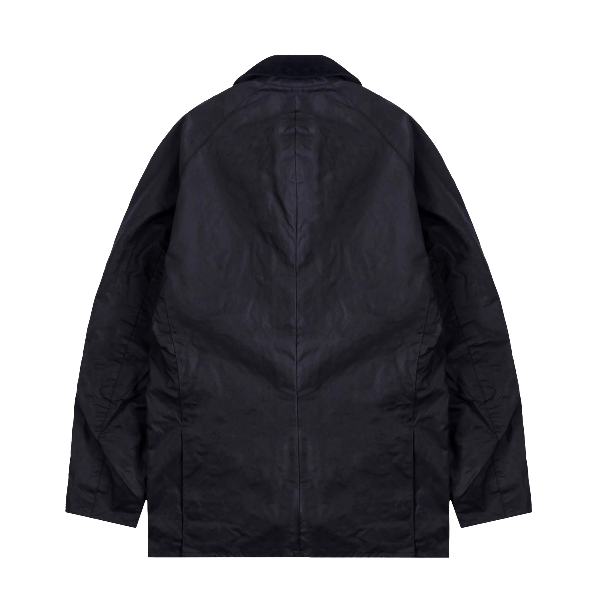 Barbour Ashby Waxed Jacket Navy - Image 2