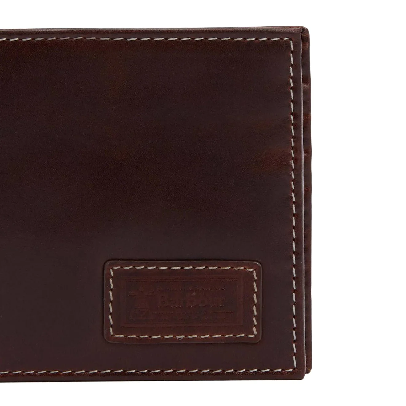 Barbour Bilton Leather Wallet Burnt Chocolate Brown - Image 4