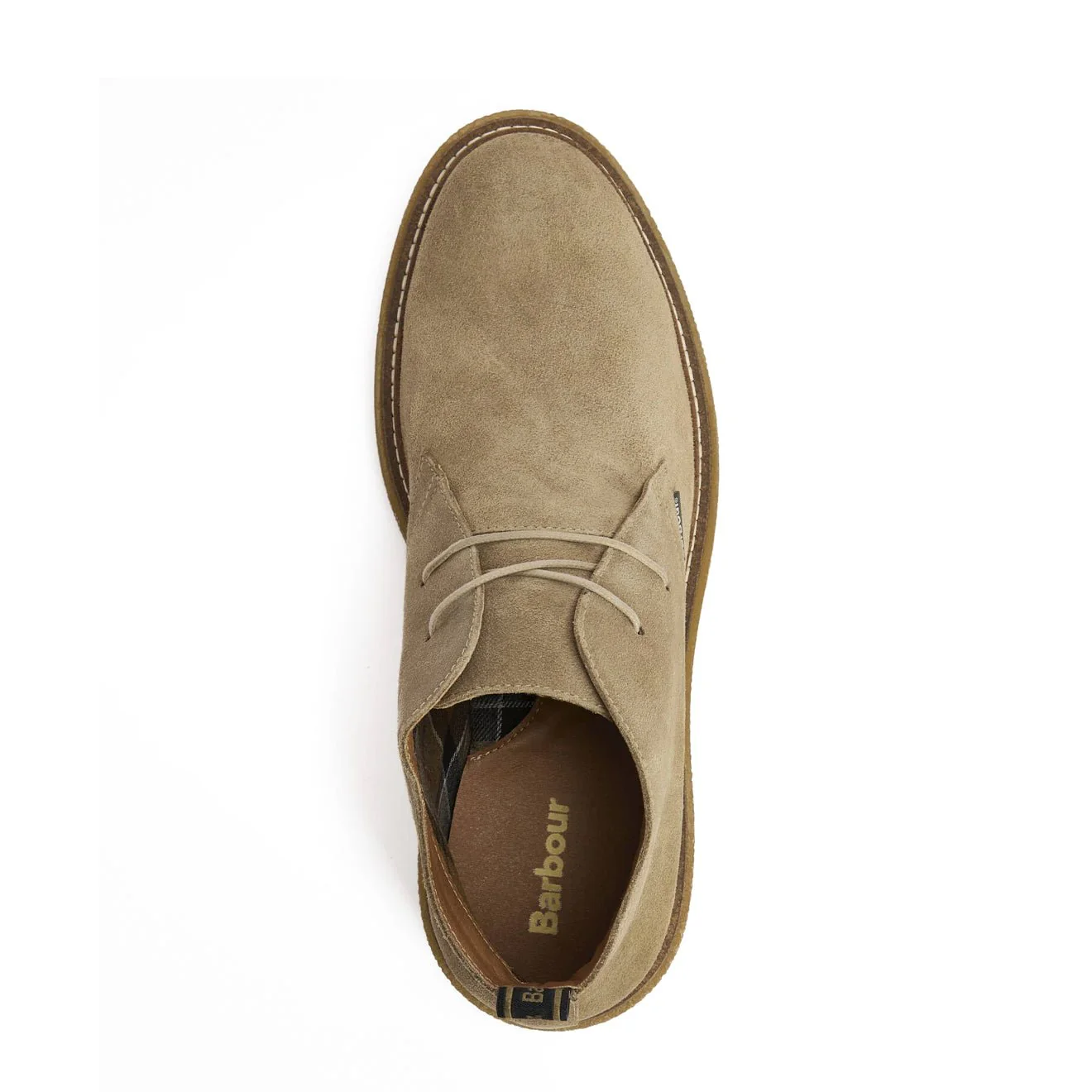Barbour Blaine Chukka Boot Taupe Suede - Image 2