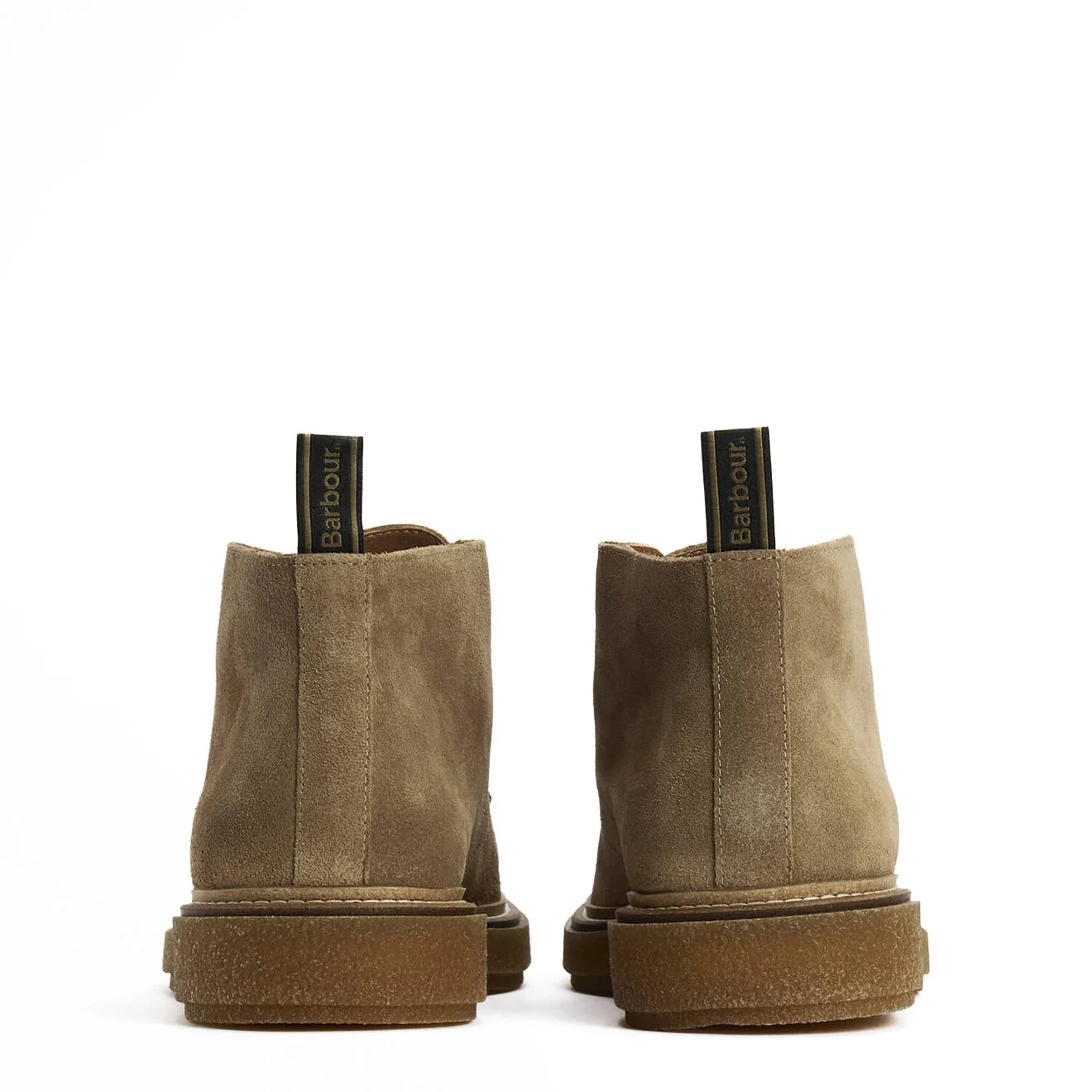 Barbour Blaine Chukka Boot Taupe Suede - Image 3