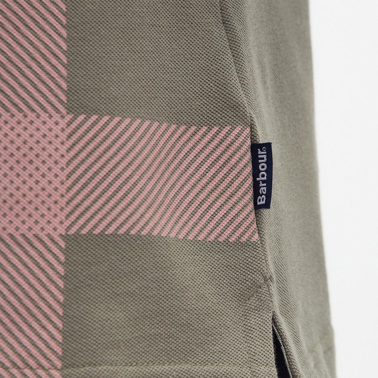 Barbour Blaine Polo Shirt Dusty Green - Image 6