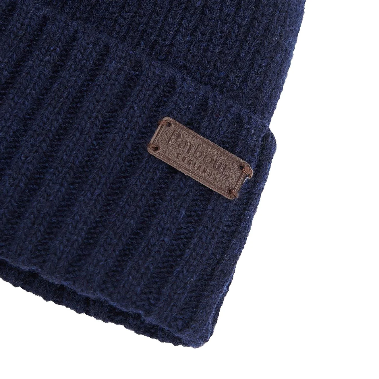 Barbour Carlton Beanie Hat Navy - Image 3