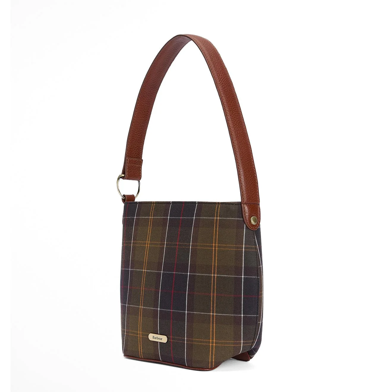 Barbour Cedar Tartan Bucket Bag Classic Tartan - Image 2