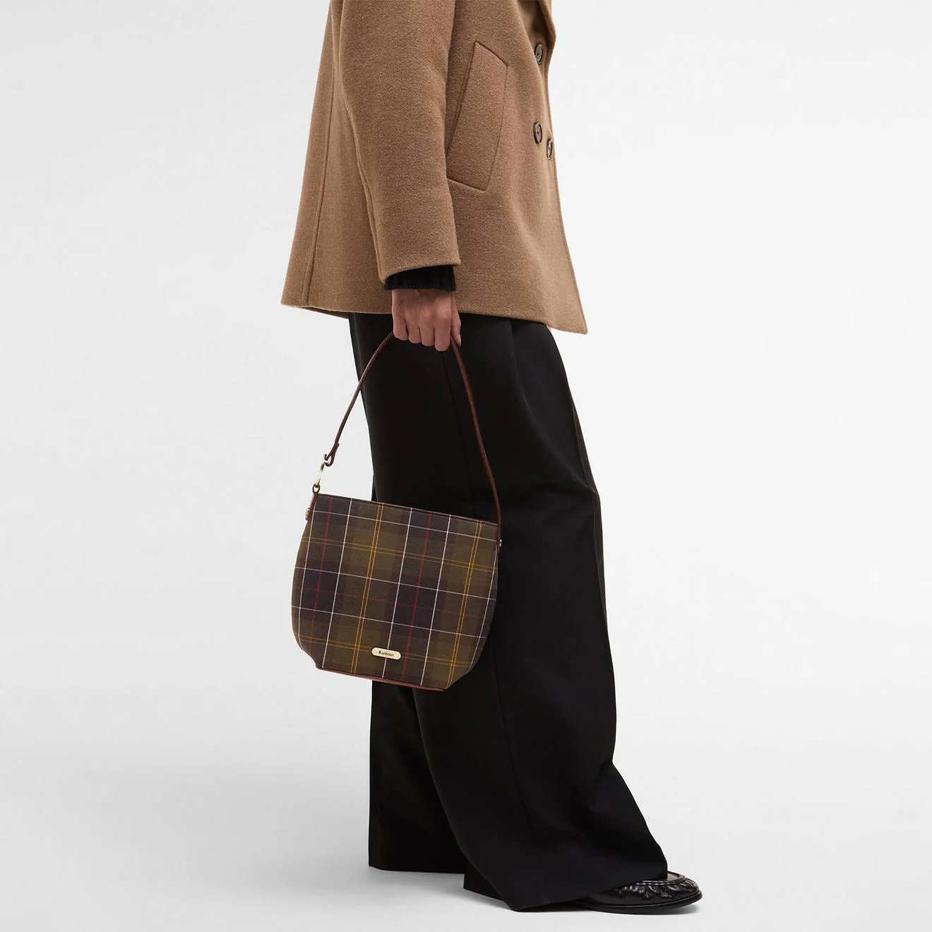 Barbour Cedar Tartan Bucket Bag Classic Tartan - Image 5