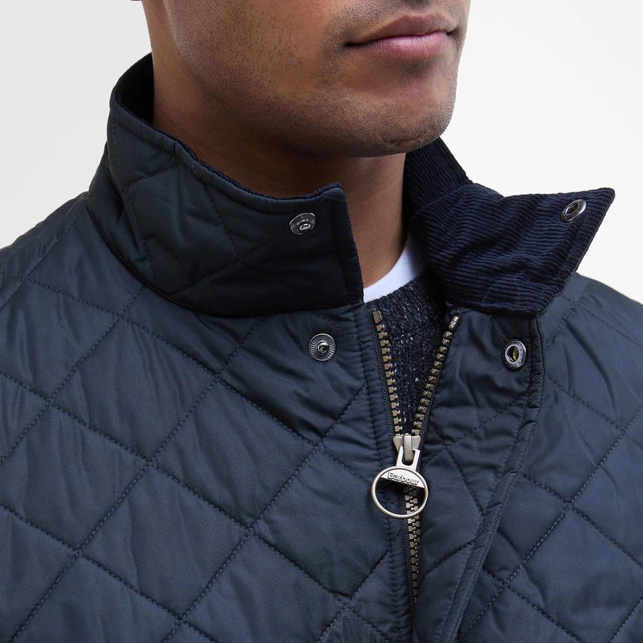 Barbour Chelsea Sportsquilt Jacket Navy - Image 5
