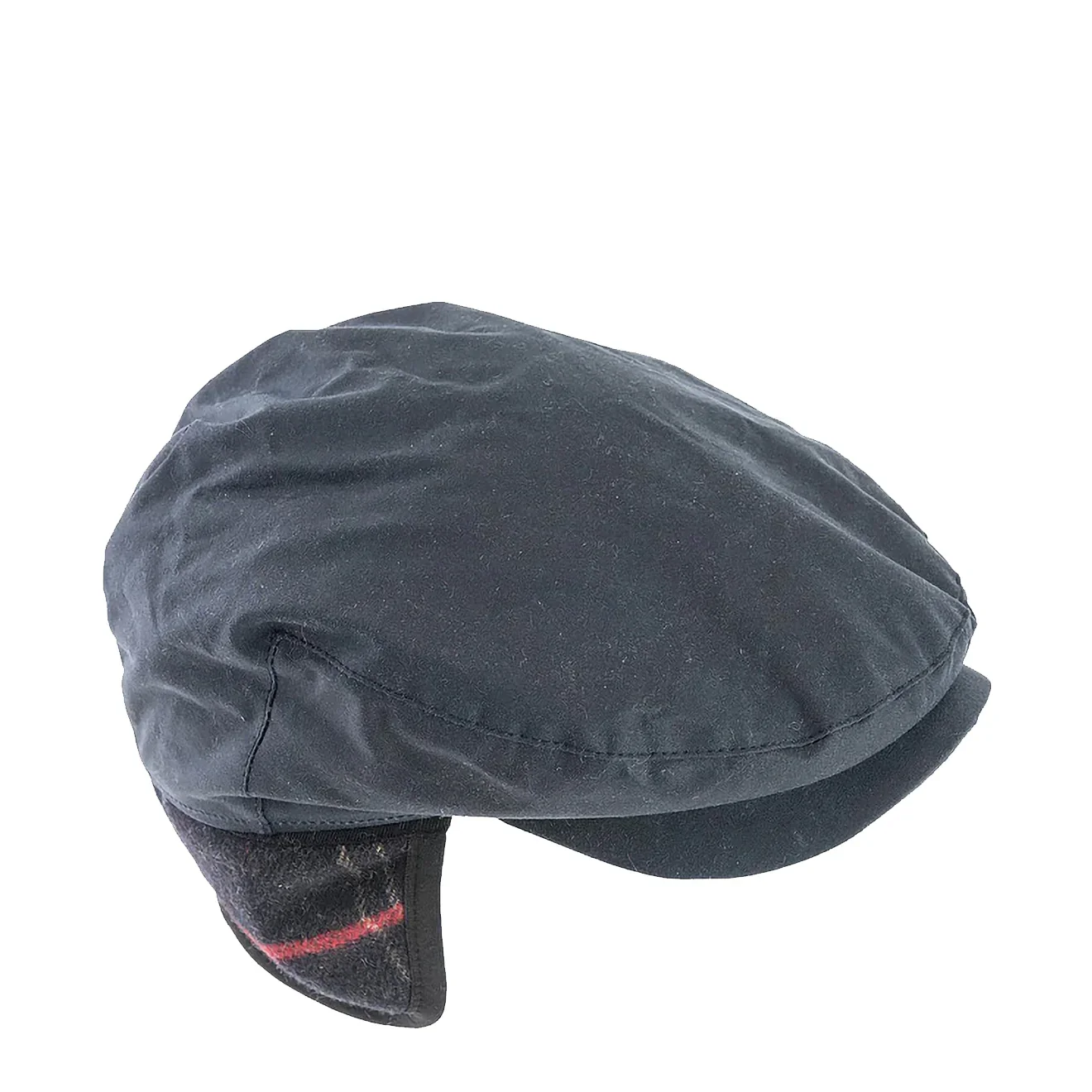 Barbour Cheviot Wax Flat Cap Navy