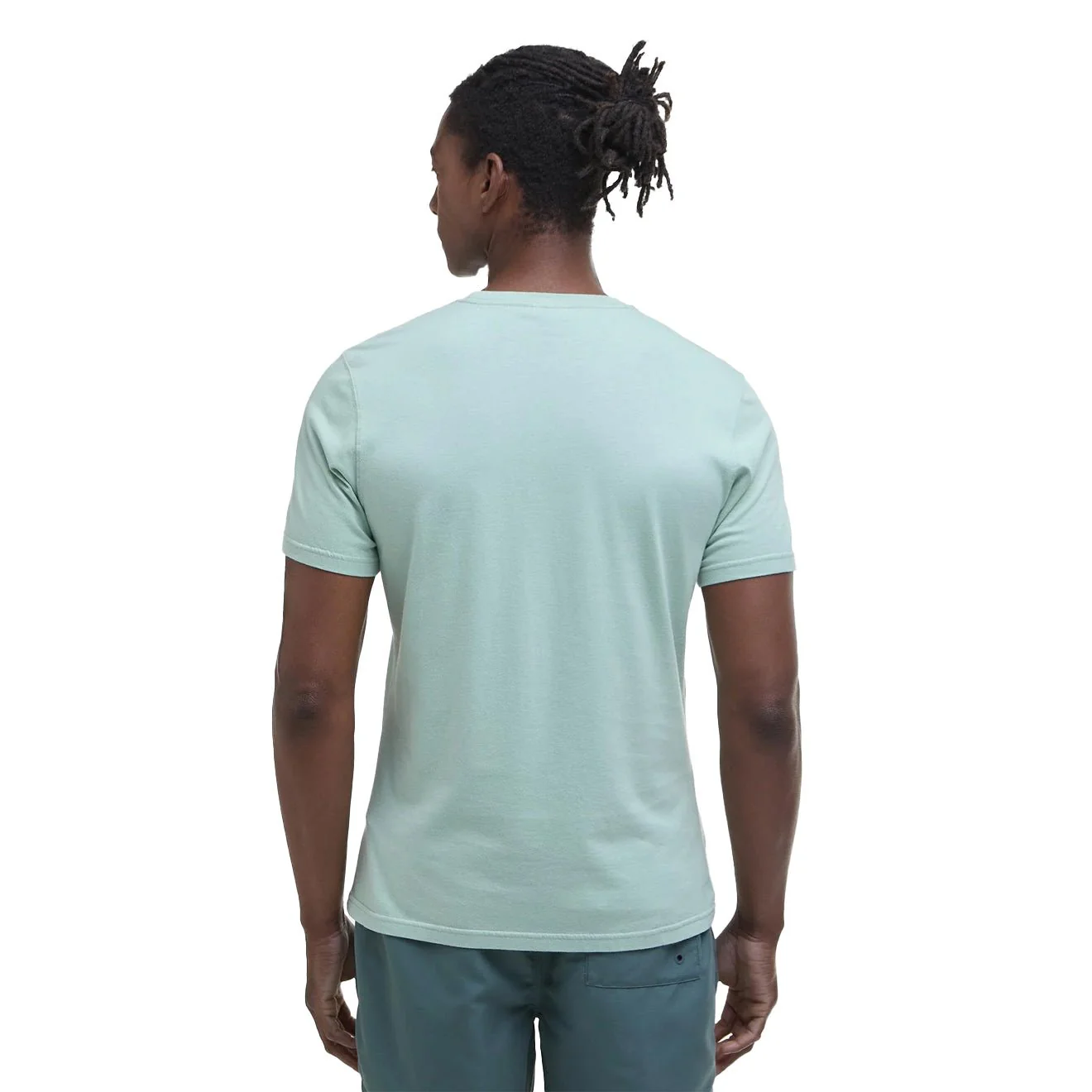 Barbour Cranmer Logo T-Shirt Pale Apple - Image 3