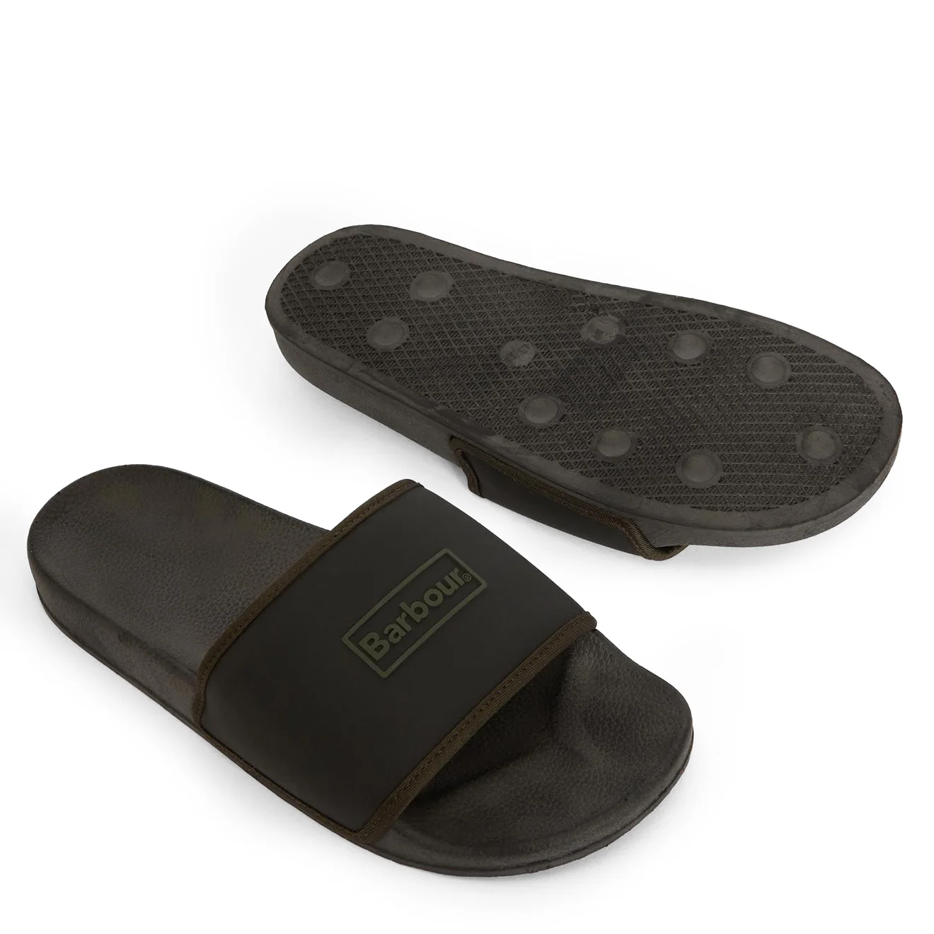 Barbour Cresswell Slider Black - Image 4