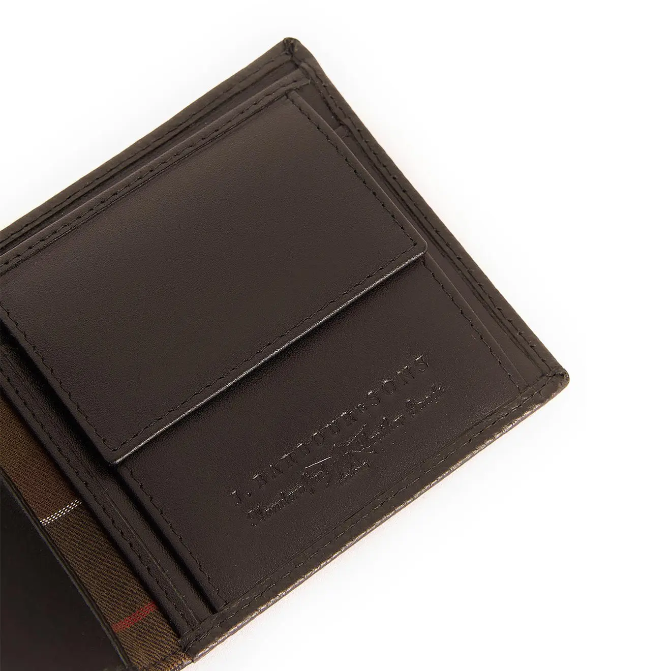 Barbour Debossed Logo Bifold Wallet Classic Black - Image 3