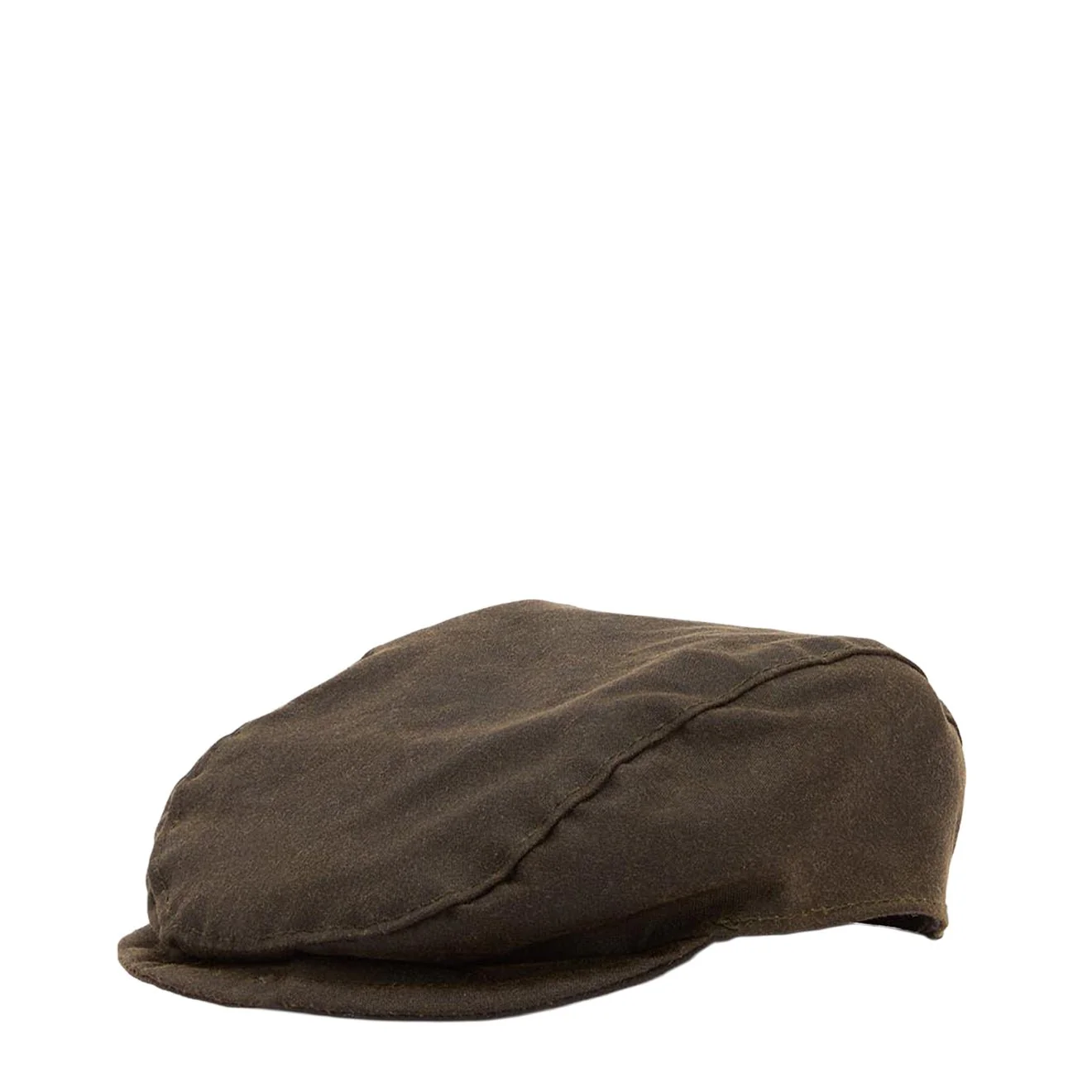 Barbour Dog Wax Flat Cap Olive