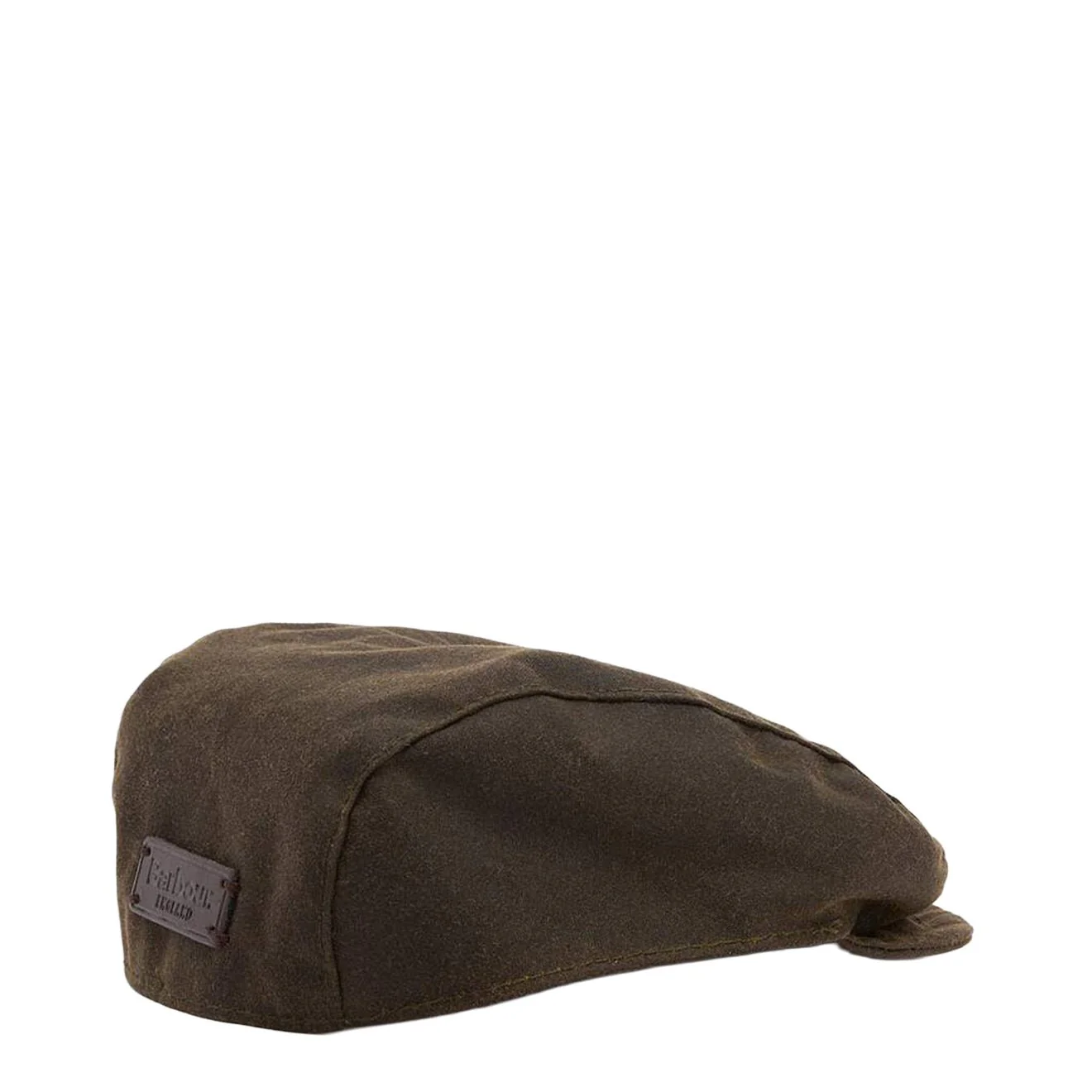 Barbour Dog Wax Flat Cap Olive - Image 2