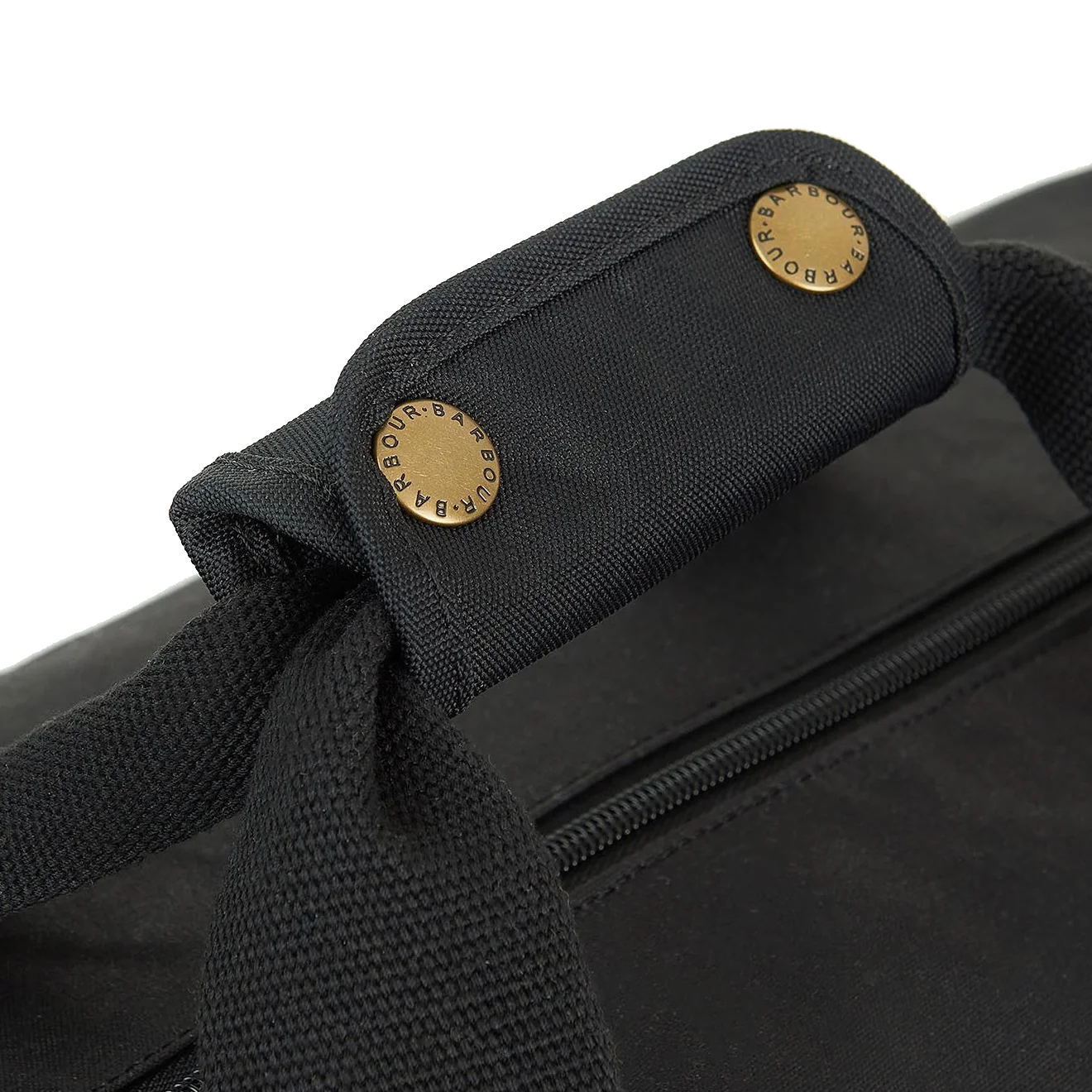 Barbour Explorer Wax Duffle Bag Classic Black - Image 3