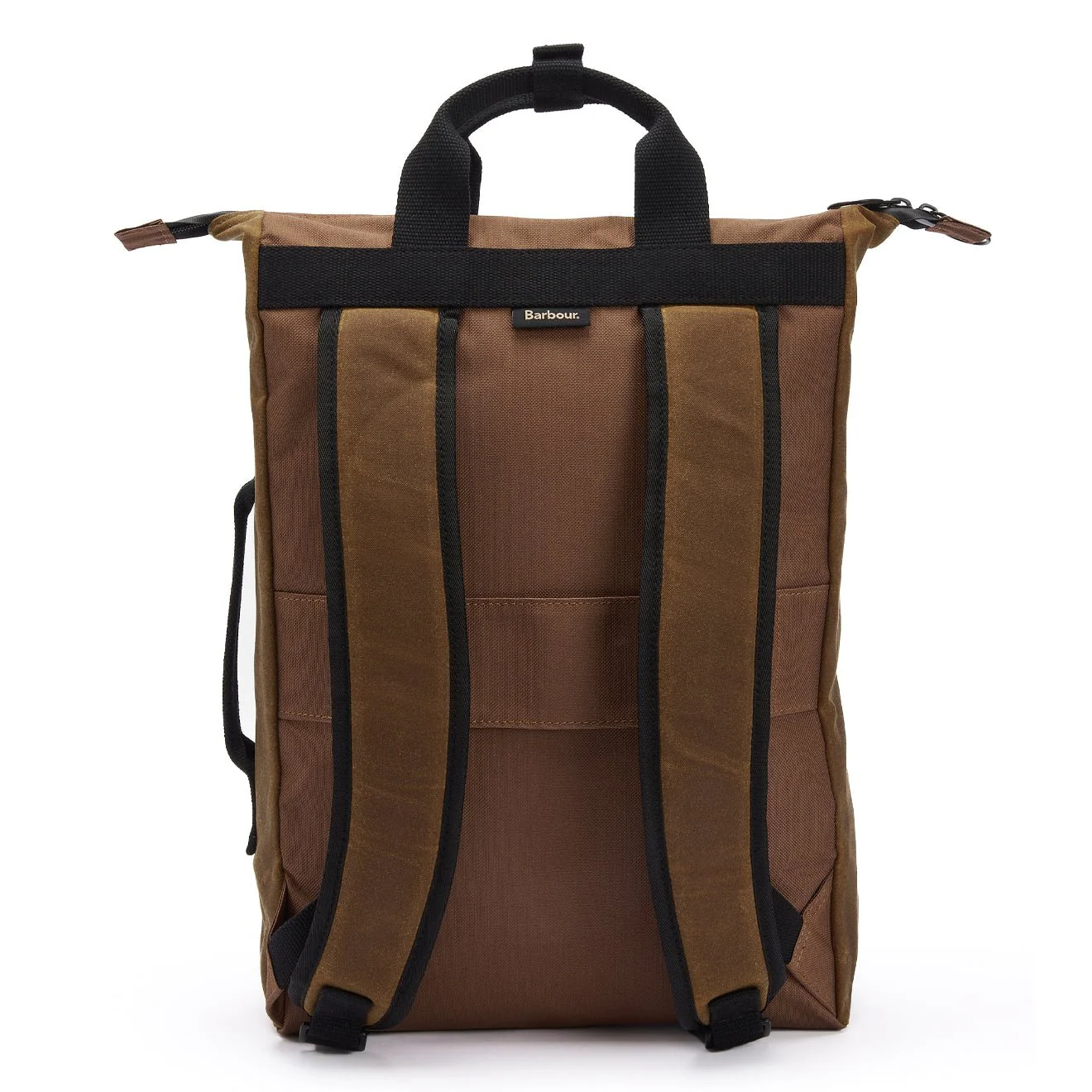 Barbour Field Wax Backpack Tan/Black - Image 2