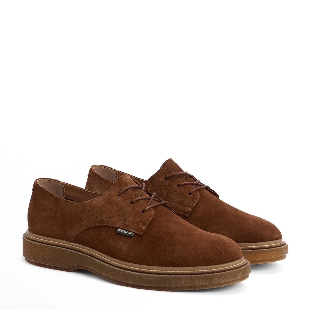 Barbour Harefield Derby Shoe Toffee Suede - Image 2