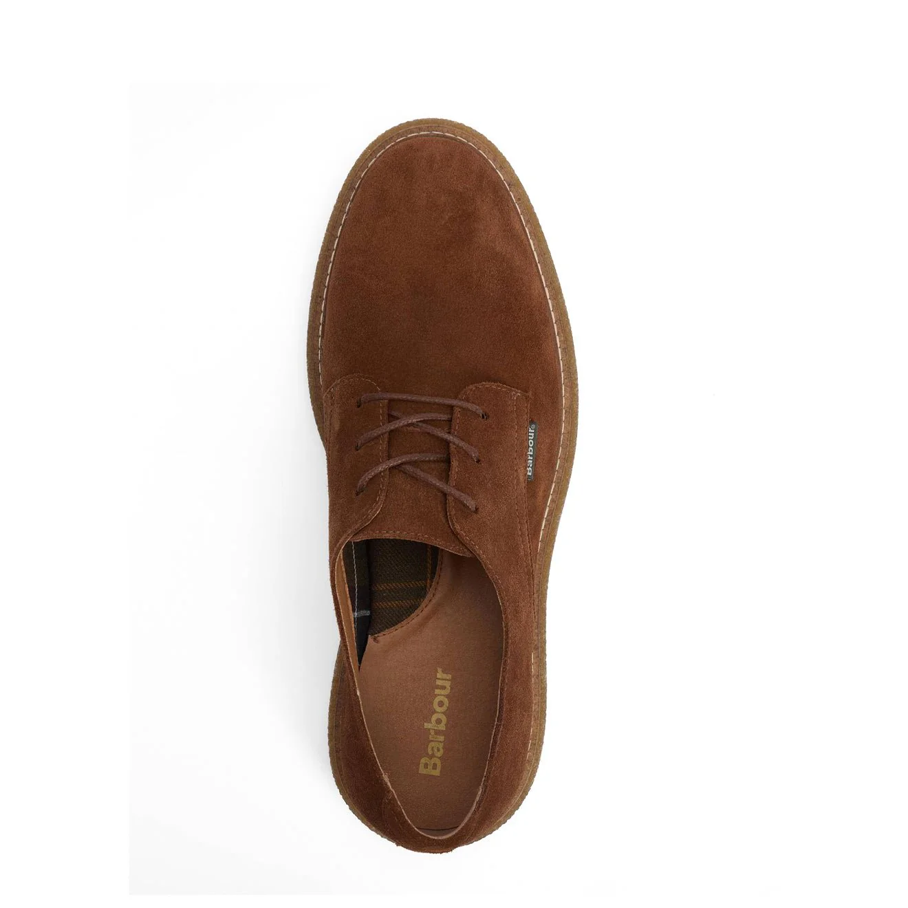 Barbour Harefield Derby Shoe Toffee Suede - Image 3